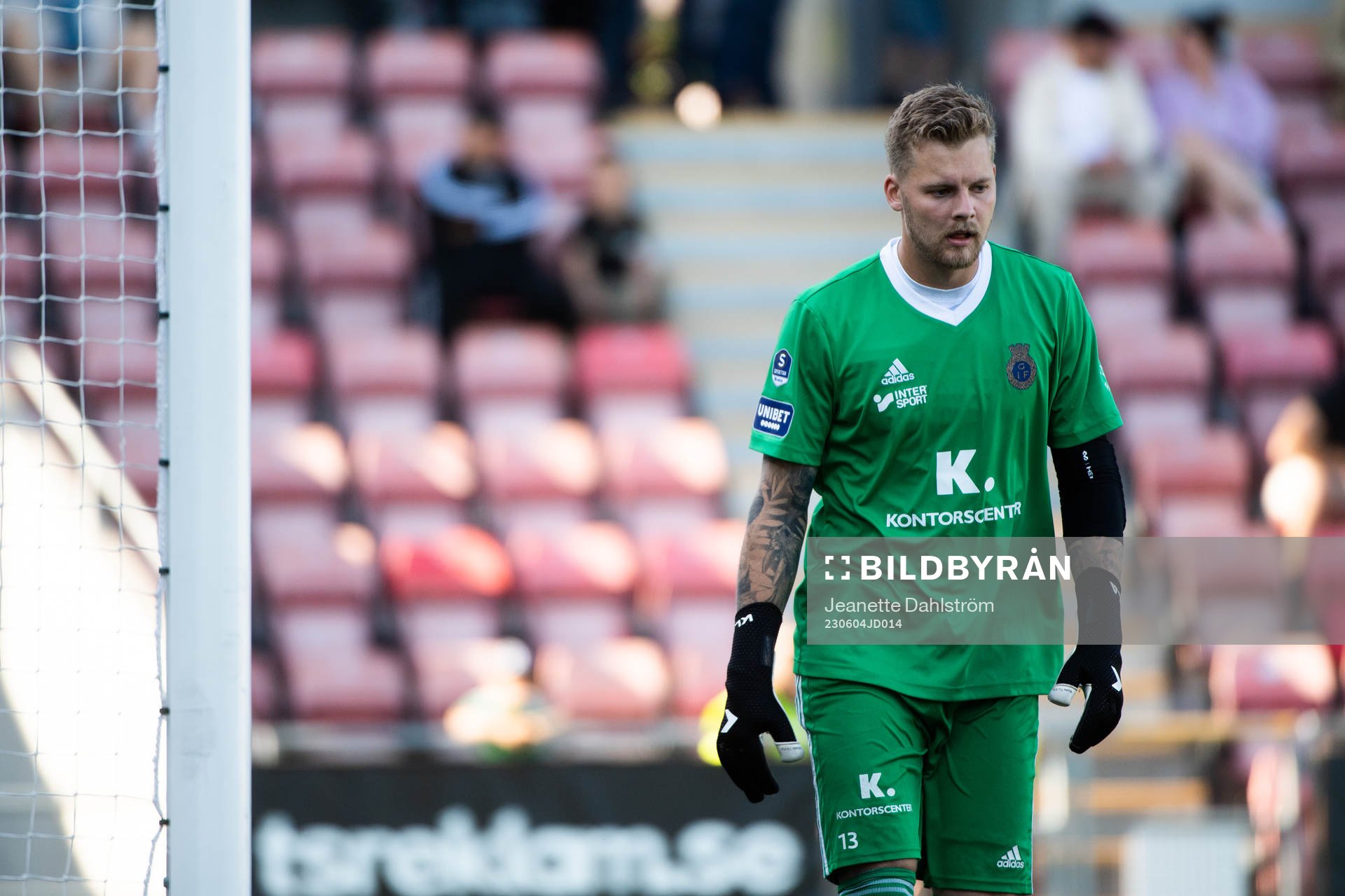 Gefles målvakt Robin Wallinder