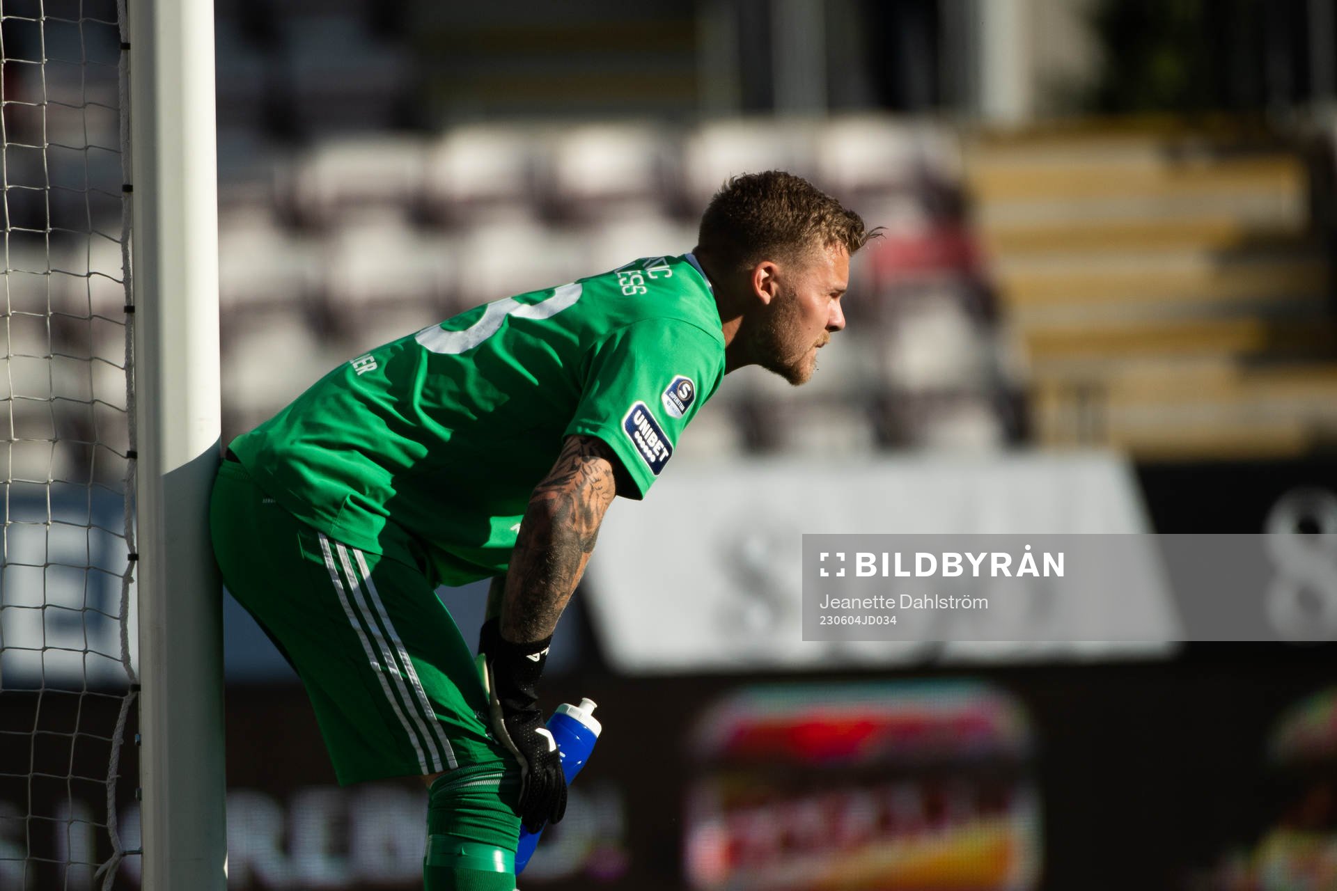 Gefles målvakt Robin Wallinder