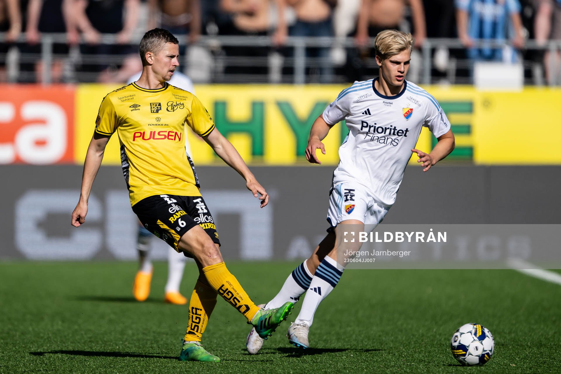 Elfsborgs Andre Ibsen Rømer och Djurgårdens Lucas Bergvall