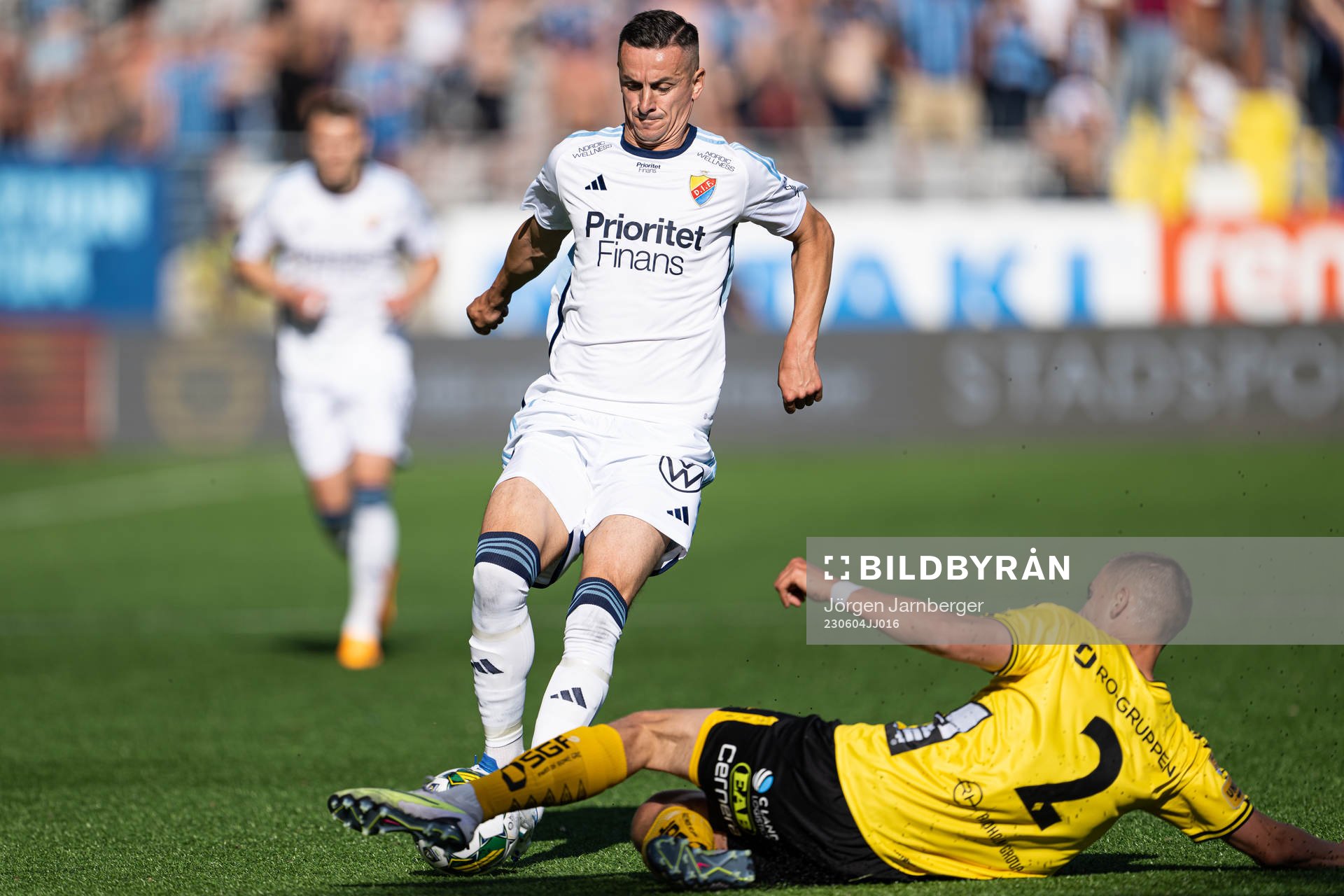 Djurgårdens Haris Radetinac och Elfsborgs Gustaf