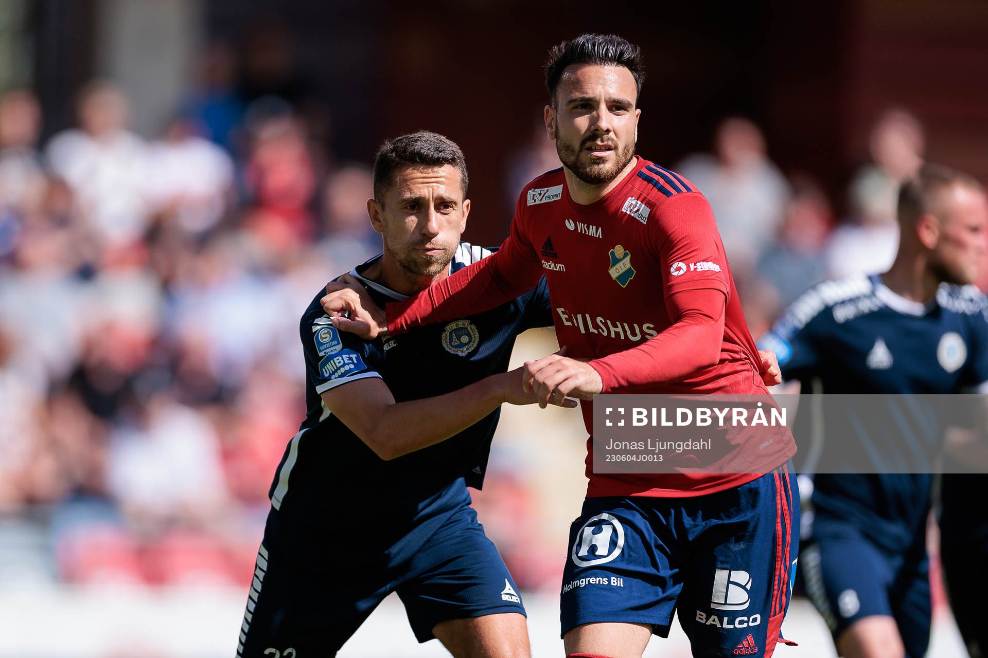 Utsiktens Predrag Randelovic och Östers Dzenis Kozica