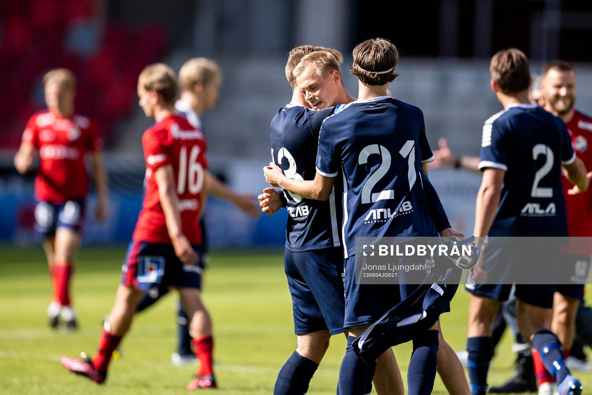 Utsiktens spelare jublar