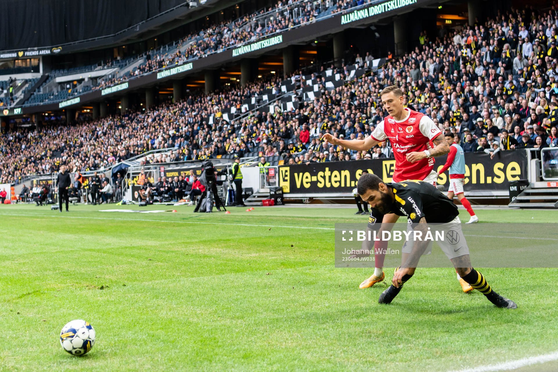 AIKs Jimmy Durmaz och Kalmars Mileta Rajovic