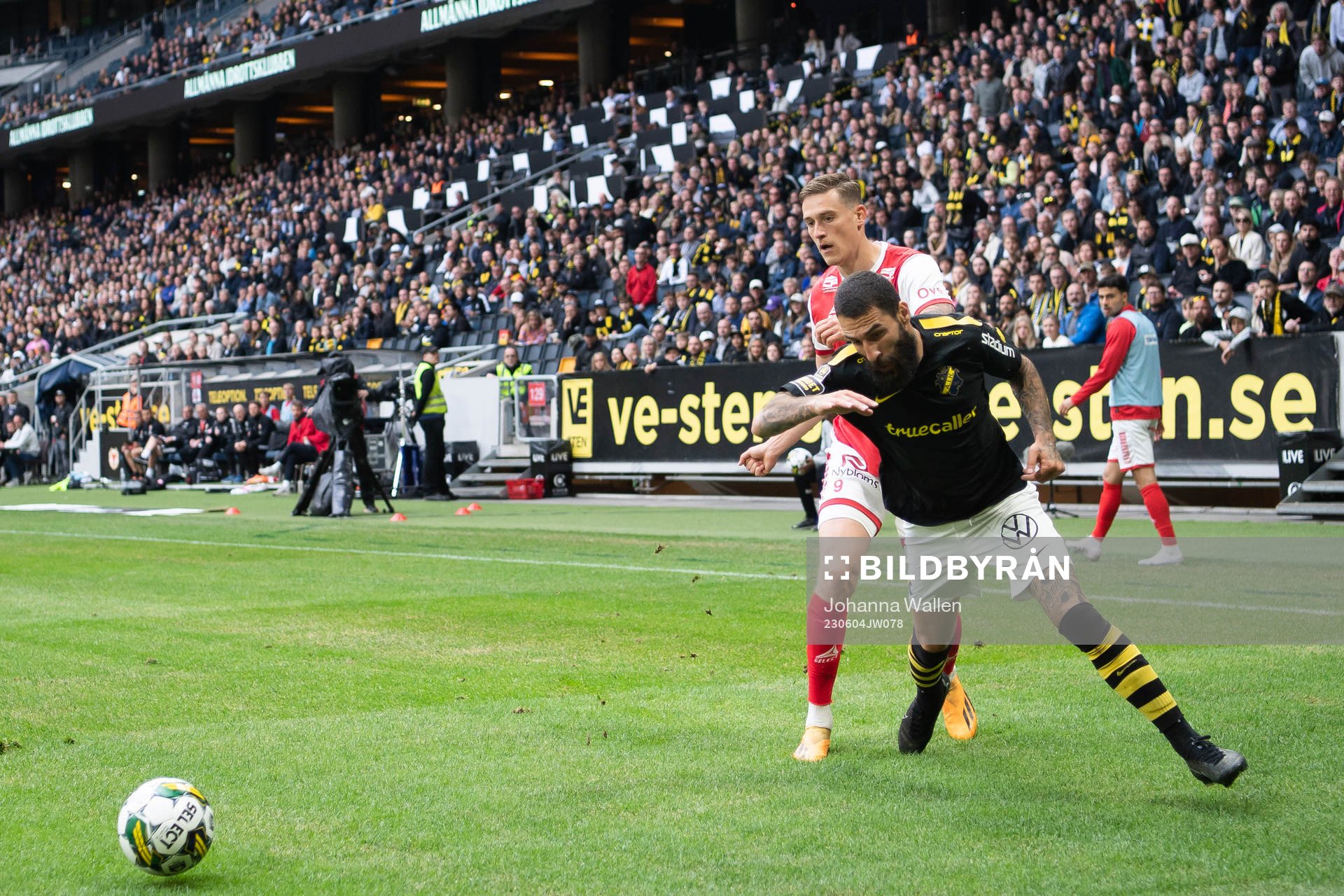 AIKs Jimmy Durmaz och Kalmars Mileta Rajovic