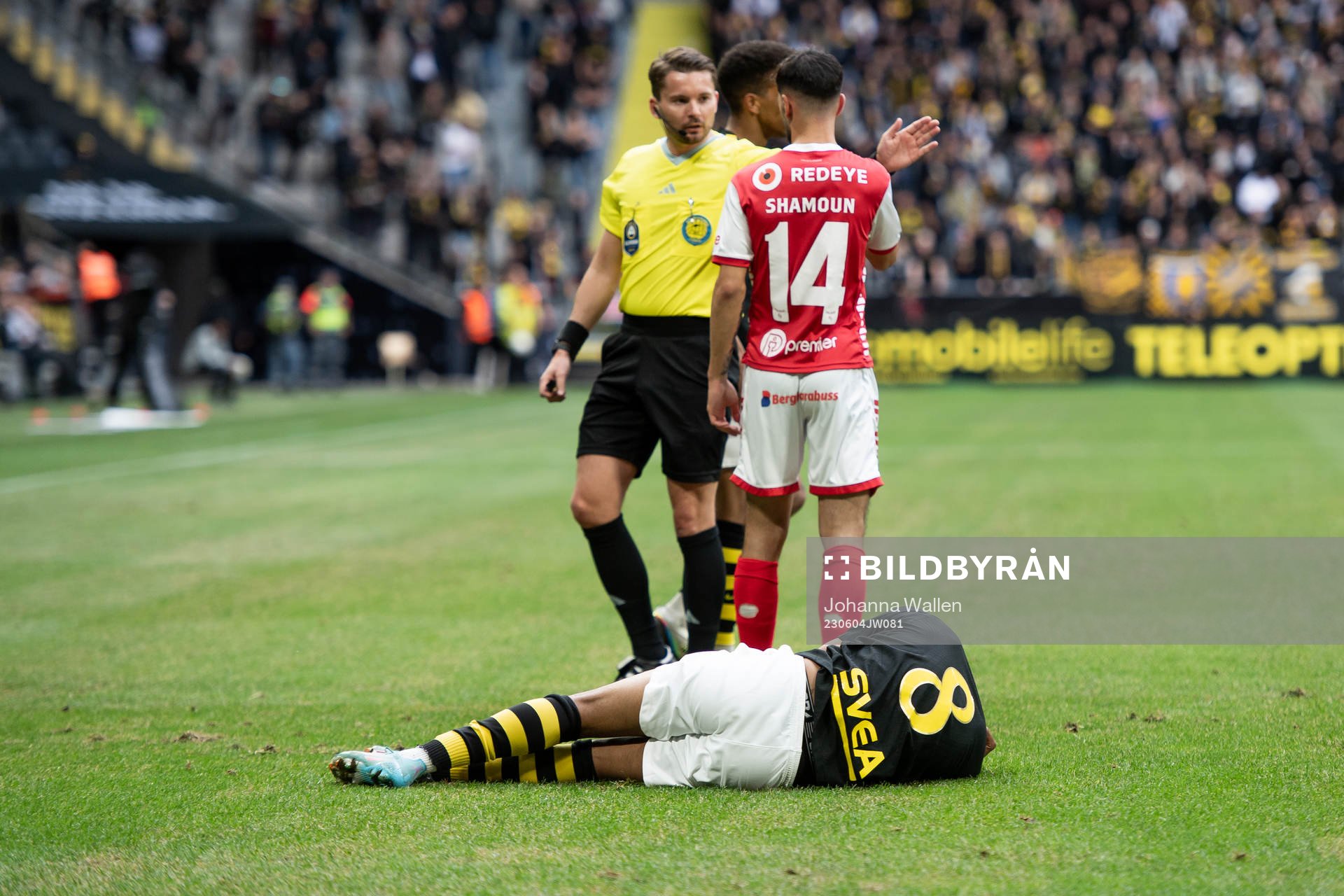 AIKs Bilal Hussein har ont
