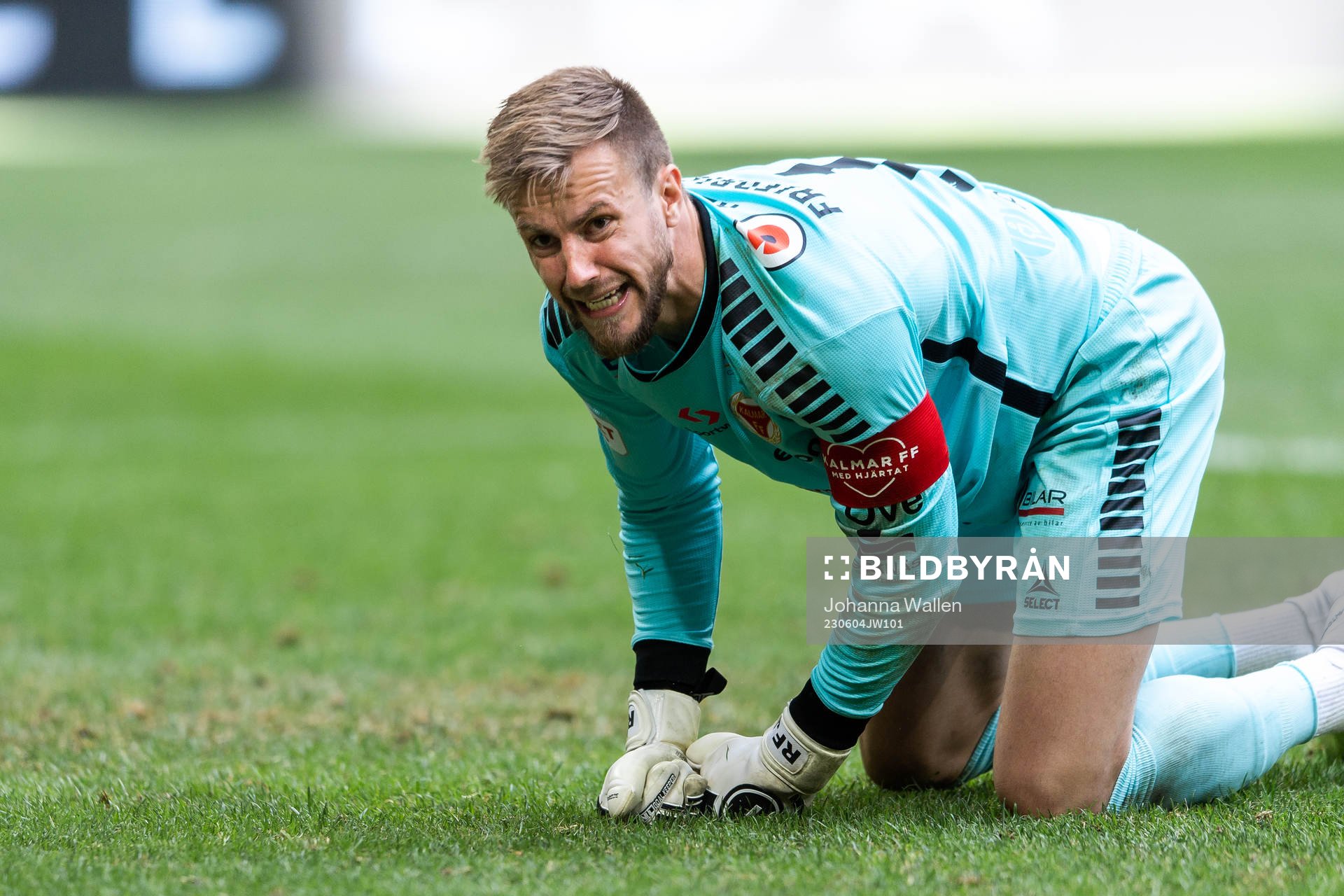 Kalmars målvakt Ricardo Friedrich deppar