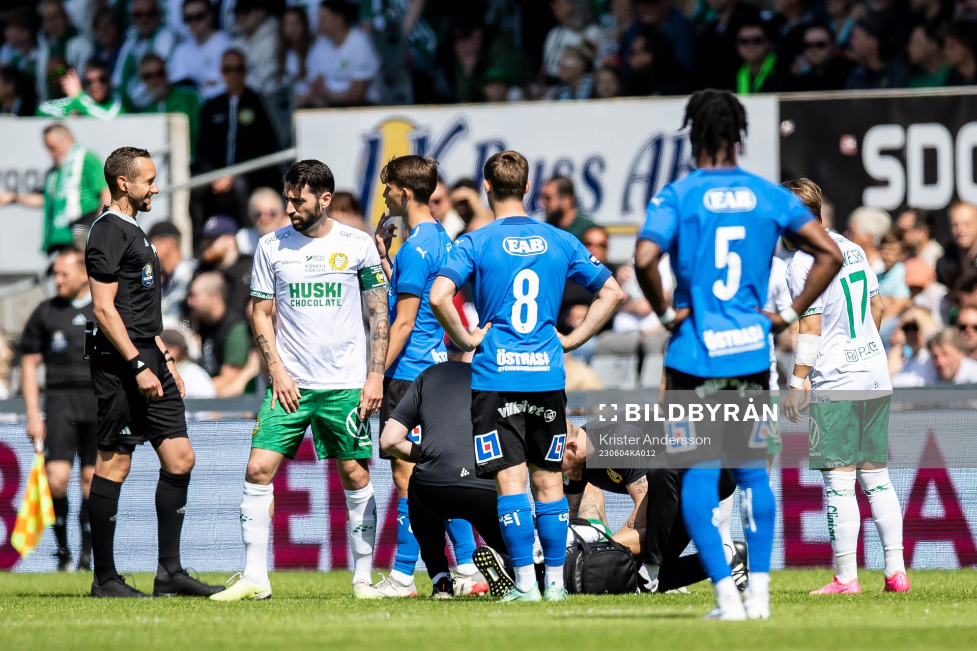 Hammarbys Loret Sadiku med skada
