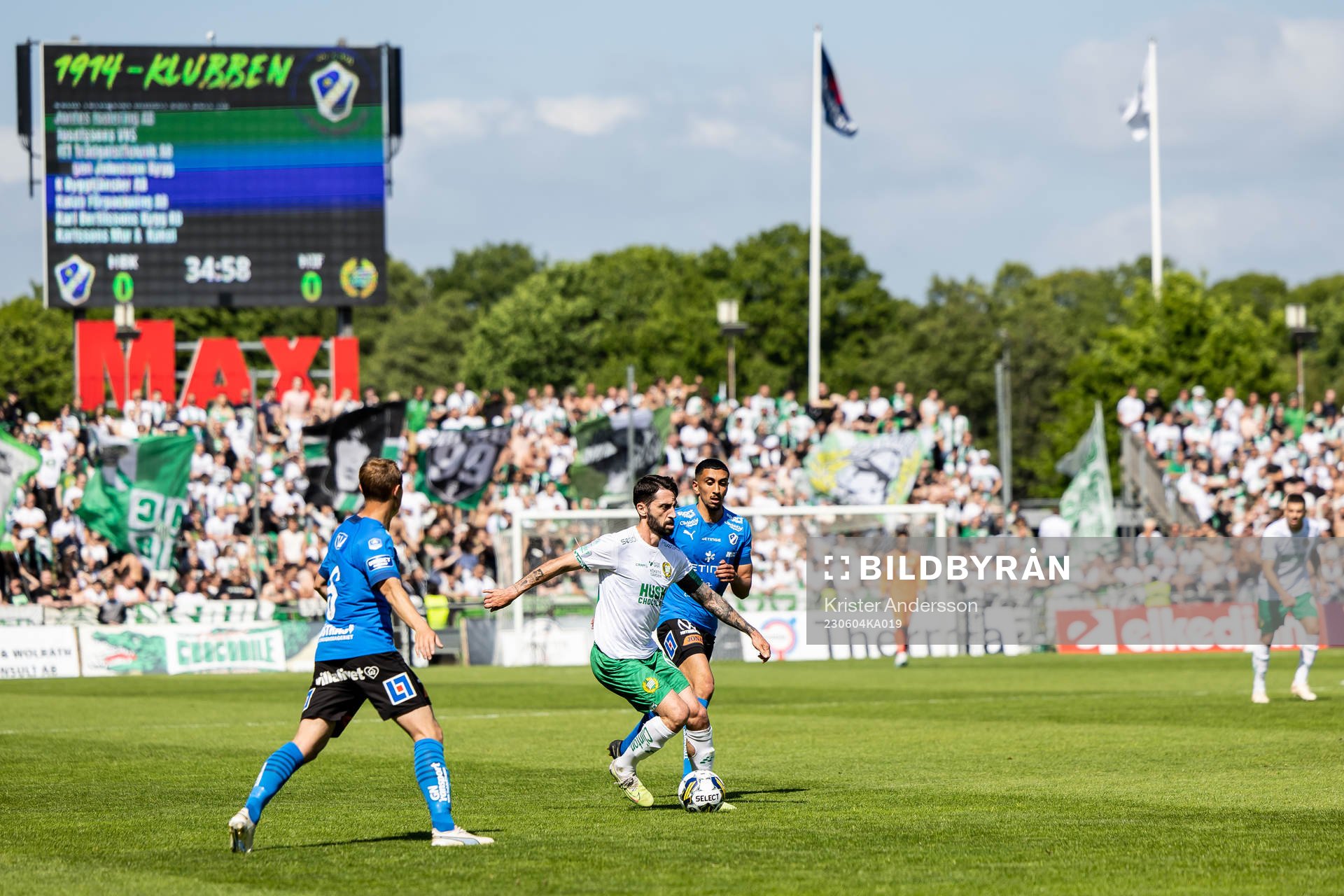Hammarbys Nahir Besara och Halmstads Amir Al-Ammari
