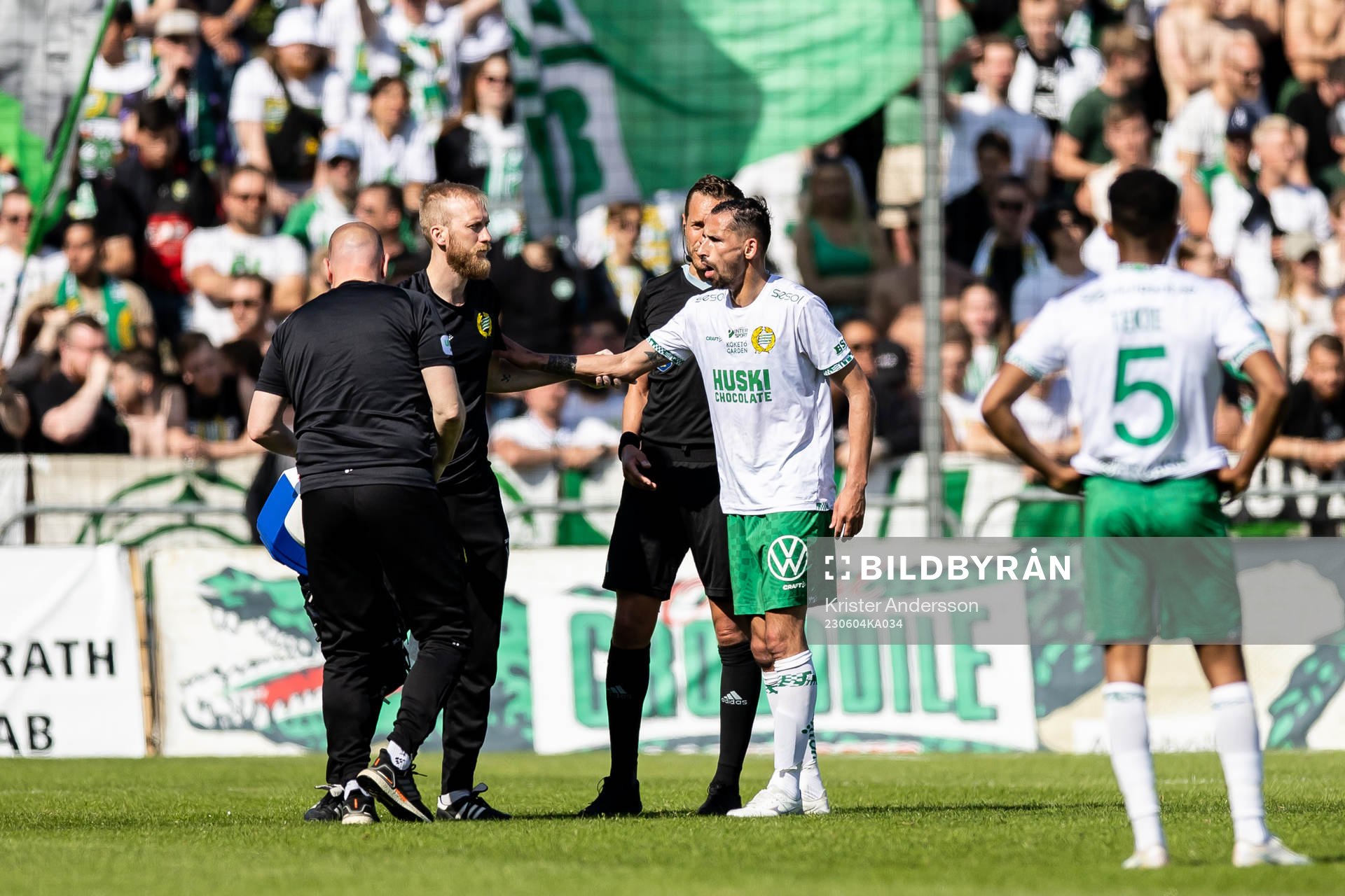 Hammarbys Loret Sadiku med skada