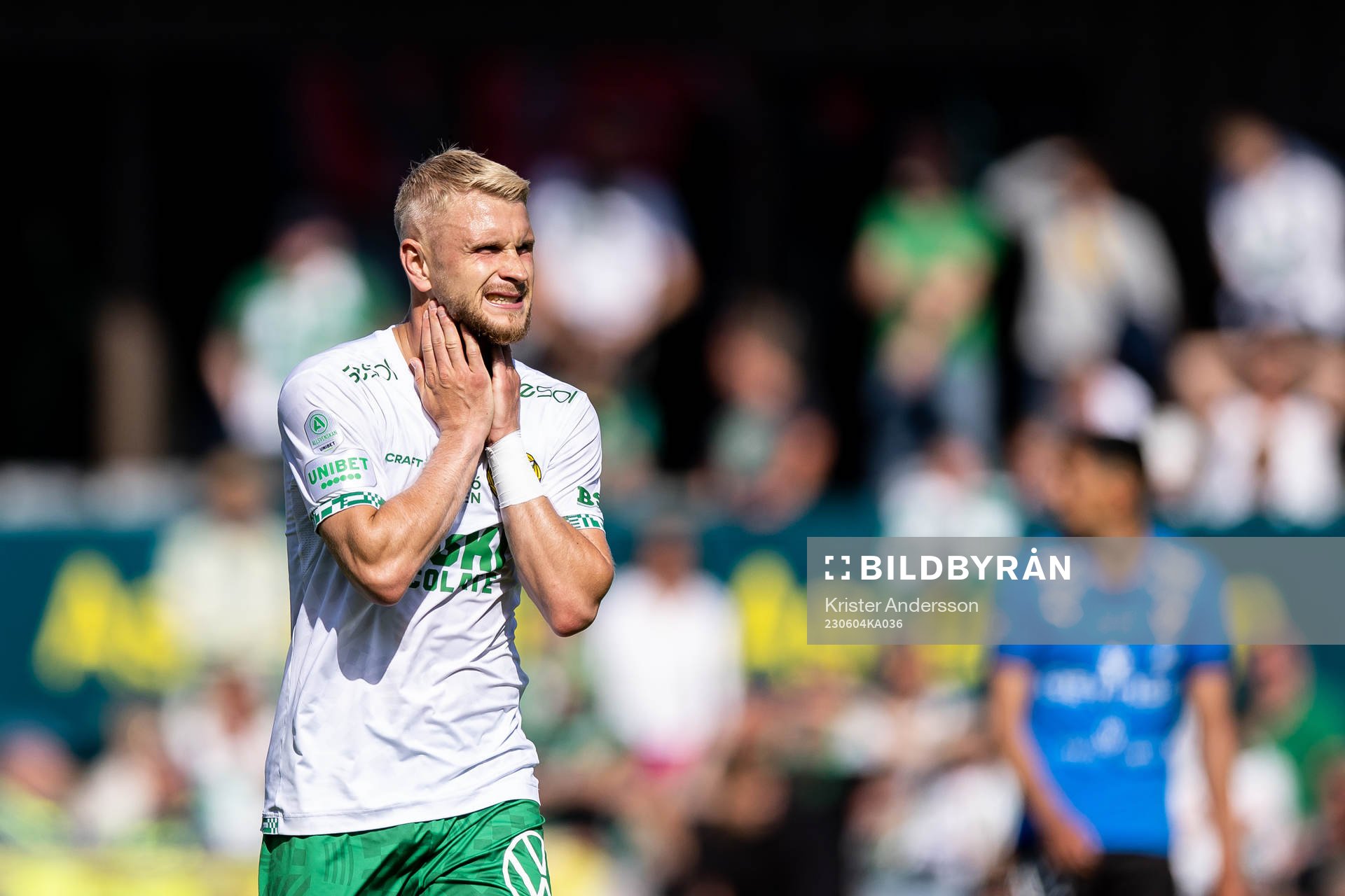 Hammarbys Simon Strand deppar