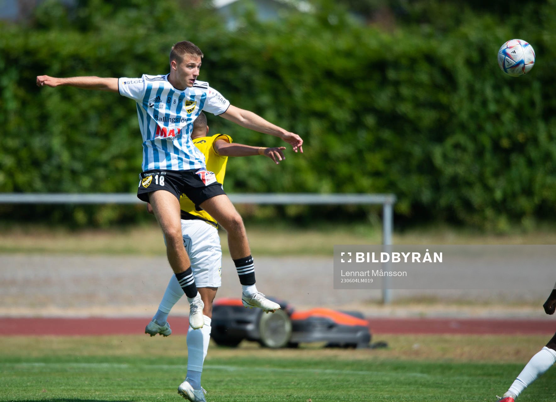 IFK Hässleholms André Gustafson i matchen i division 2