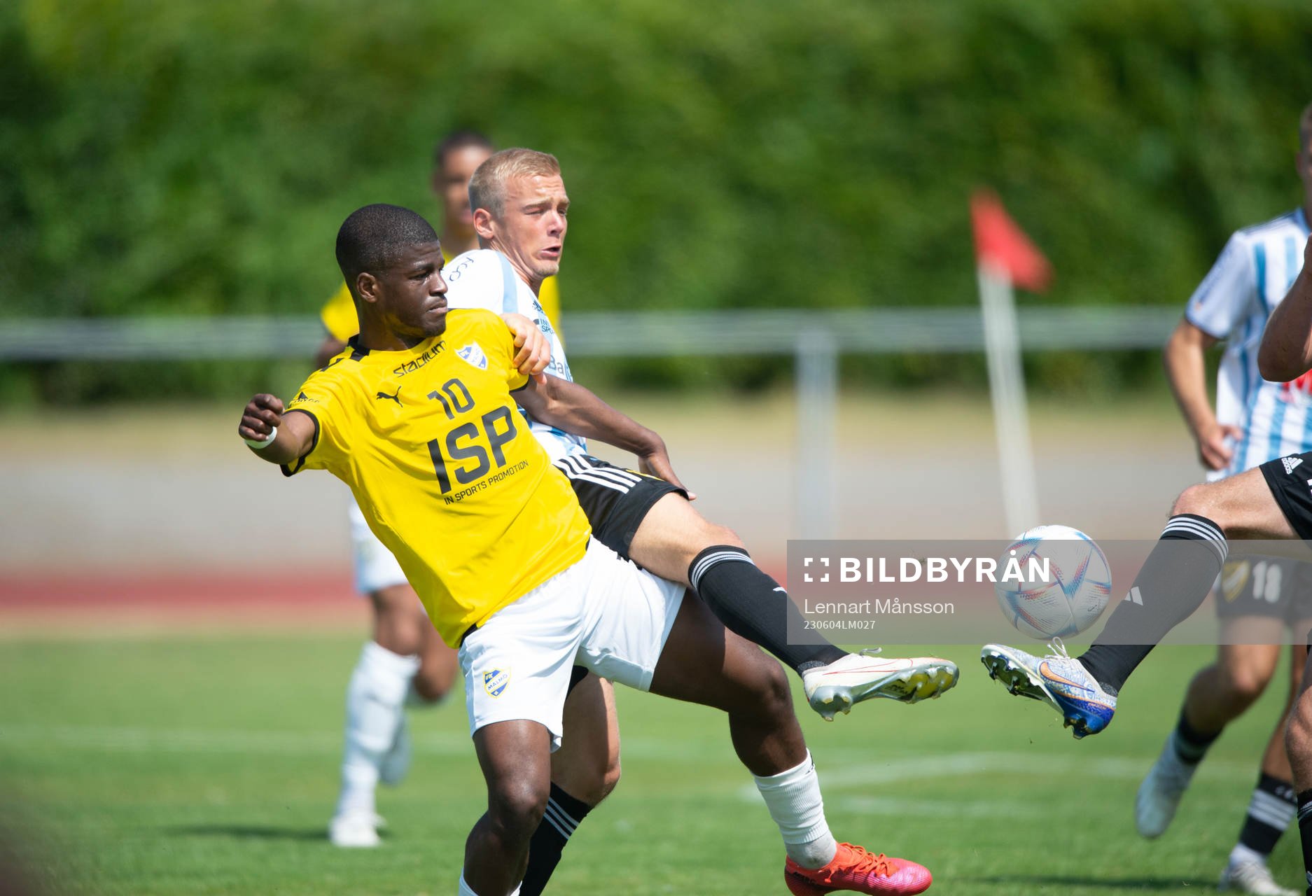 IFK Malmös Michael Dangi M´fwamba och IFK Hässleholms