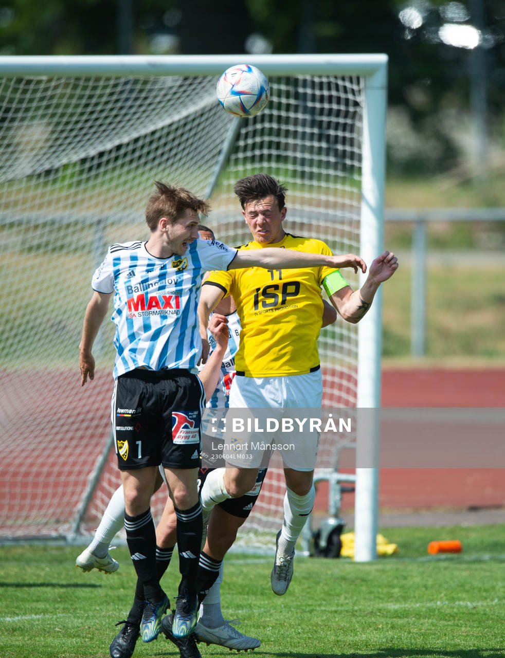 IFK Hässleholms Edvin Nilsson och IFK Malmös Emil