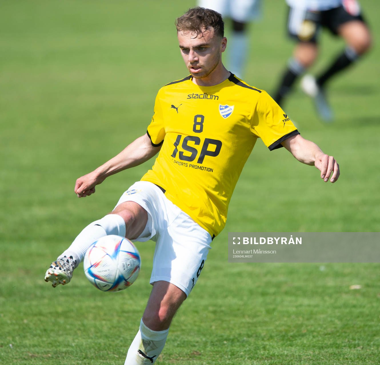 IFK Malmös Ludvig Hegdal i matchen i division 2 mellan IFK