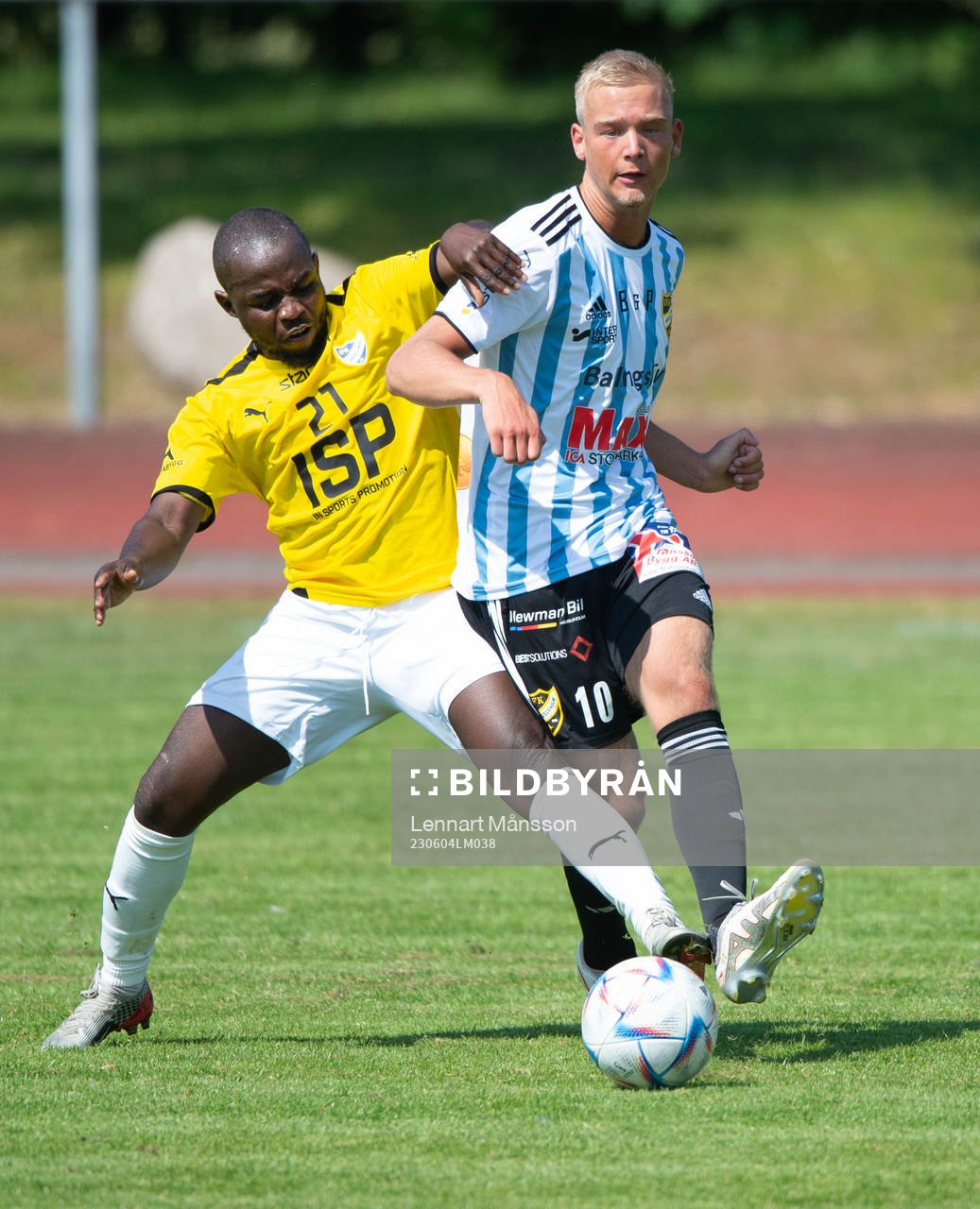 IFK Hässleholms Olle Kjellman Olblad och IFK Malmös David