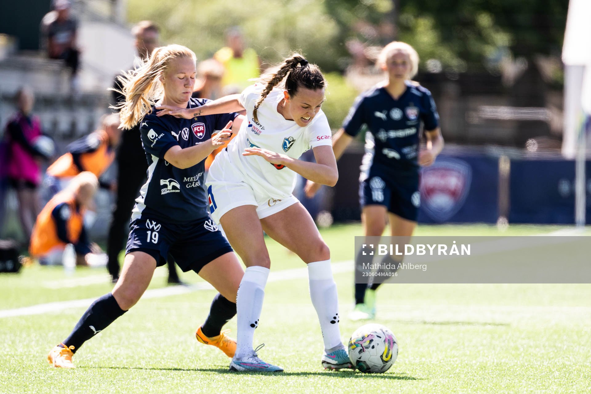FC Rosengårds Sofie Bruun Bredgaard och Växjö DFFs