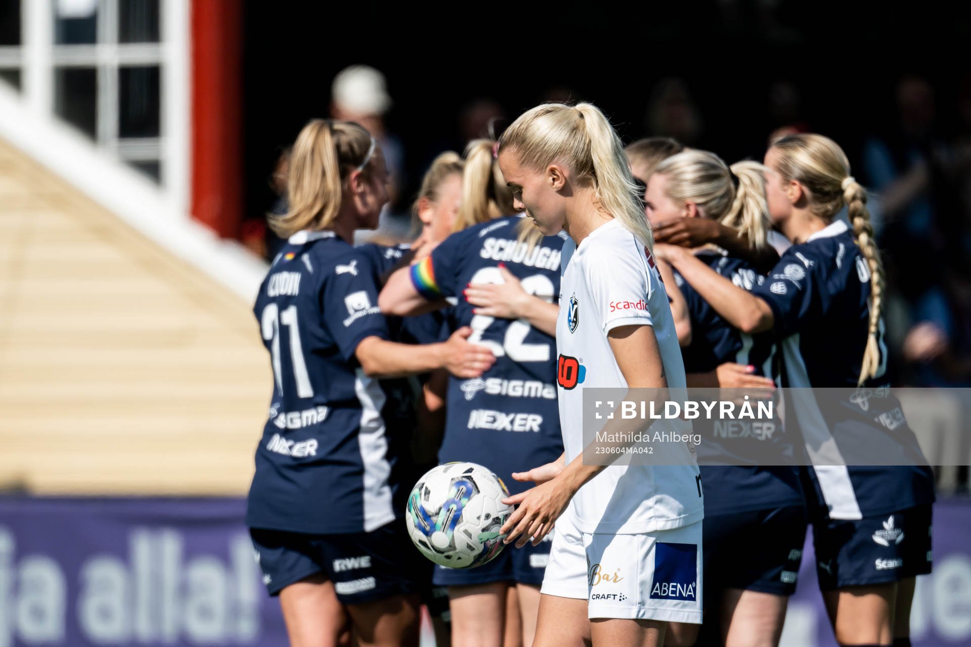 Växjö DFFs Olivia Mattsson deppar
