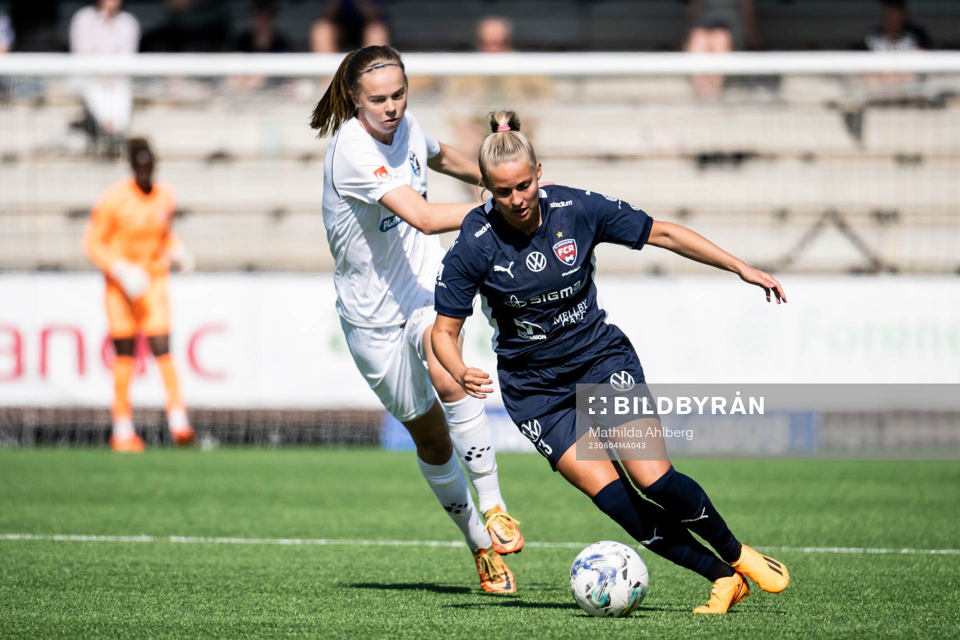 Växjö DFFs Elin Nilsson och FC Rosengårds Gudrun