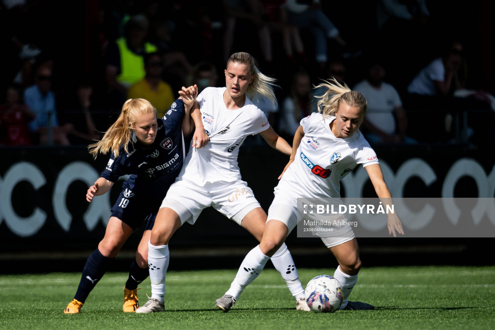 FC Rosengårds Sofie Bruun Bredgaard mot Växjö DFFs Elin
