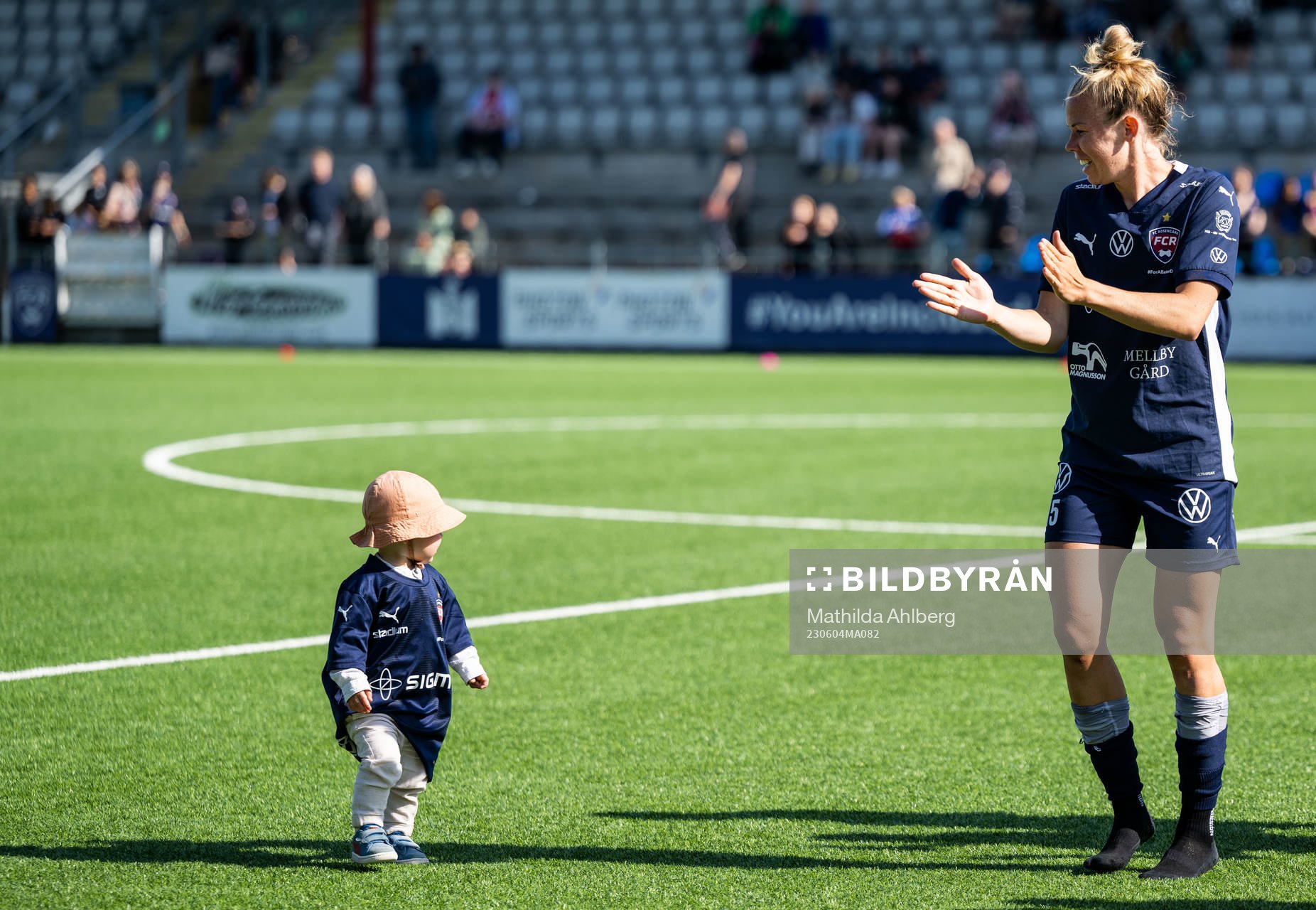 FC Rosengårds Jessica Wik jublar
