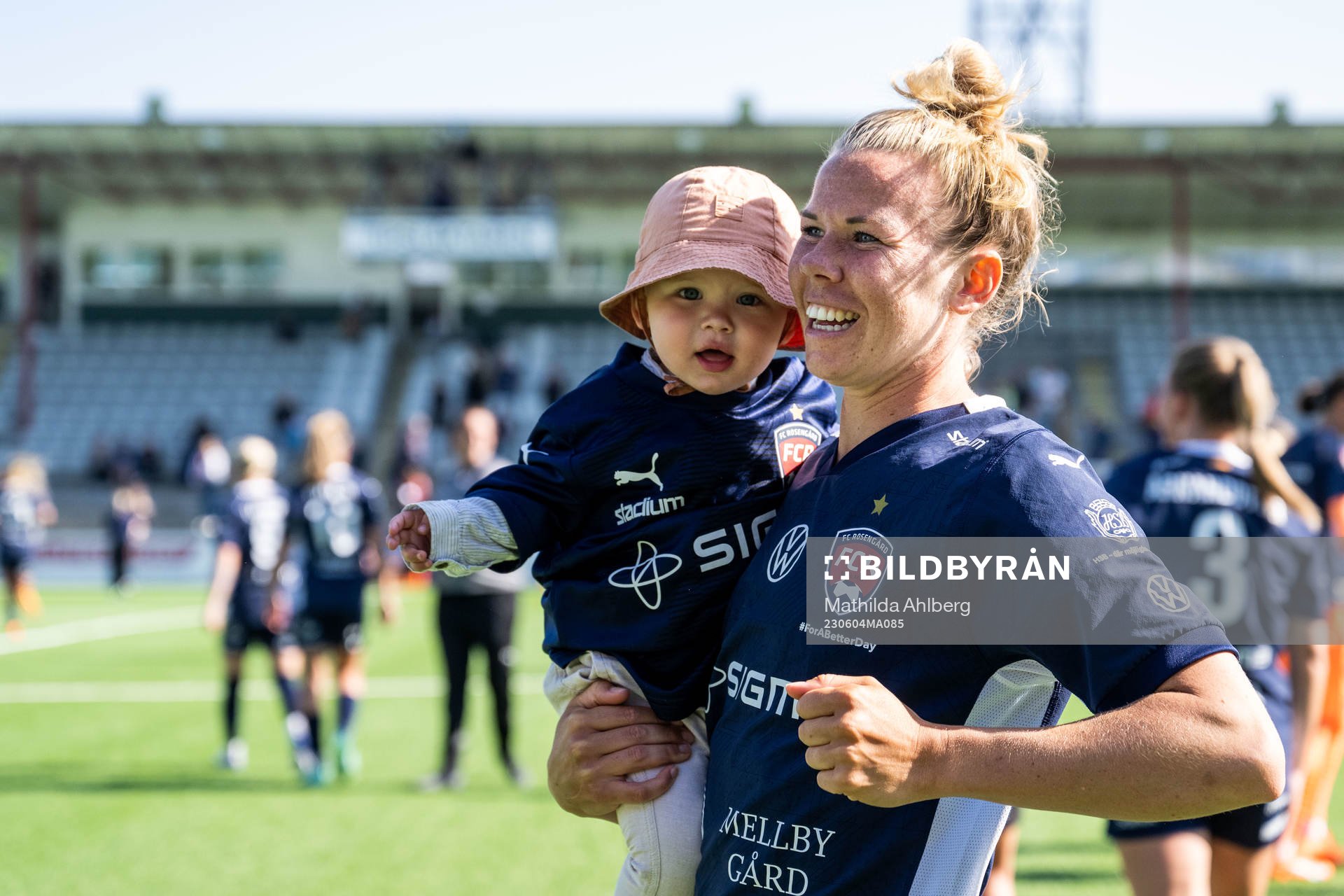 FC Rosengårds Jessica Wik jublar