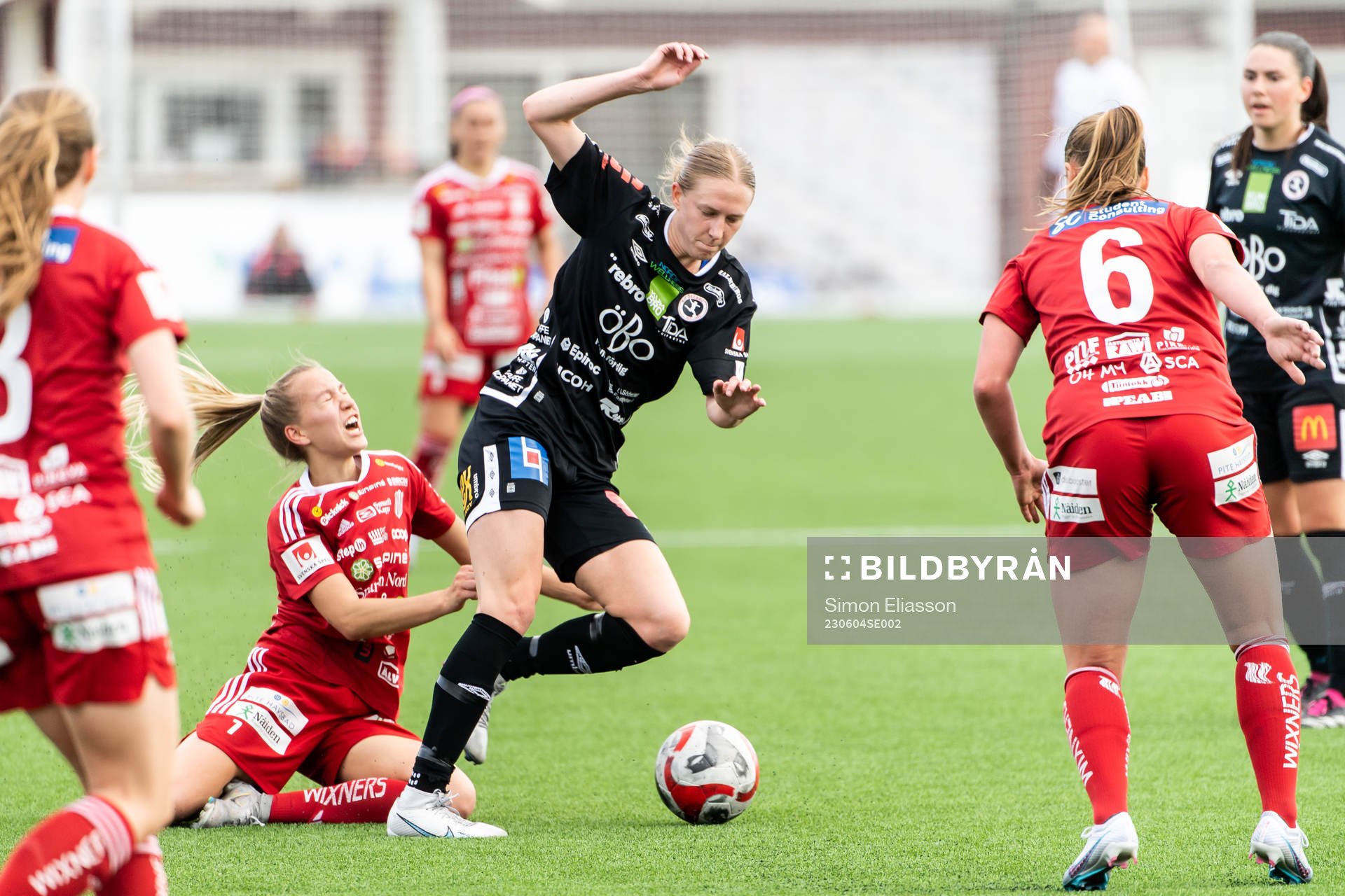 Piteås Sara Eriksson och Örebros Audrey Harding
