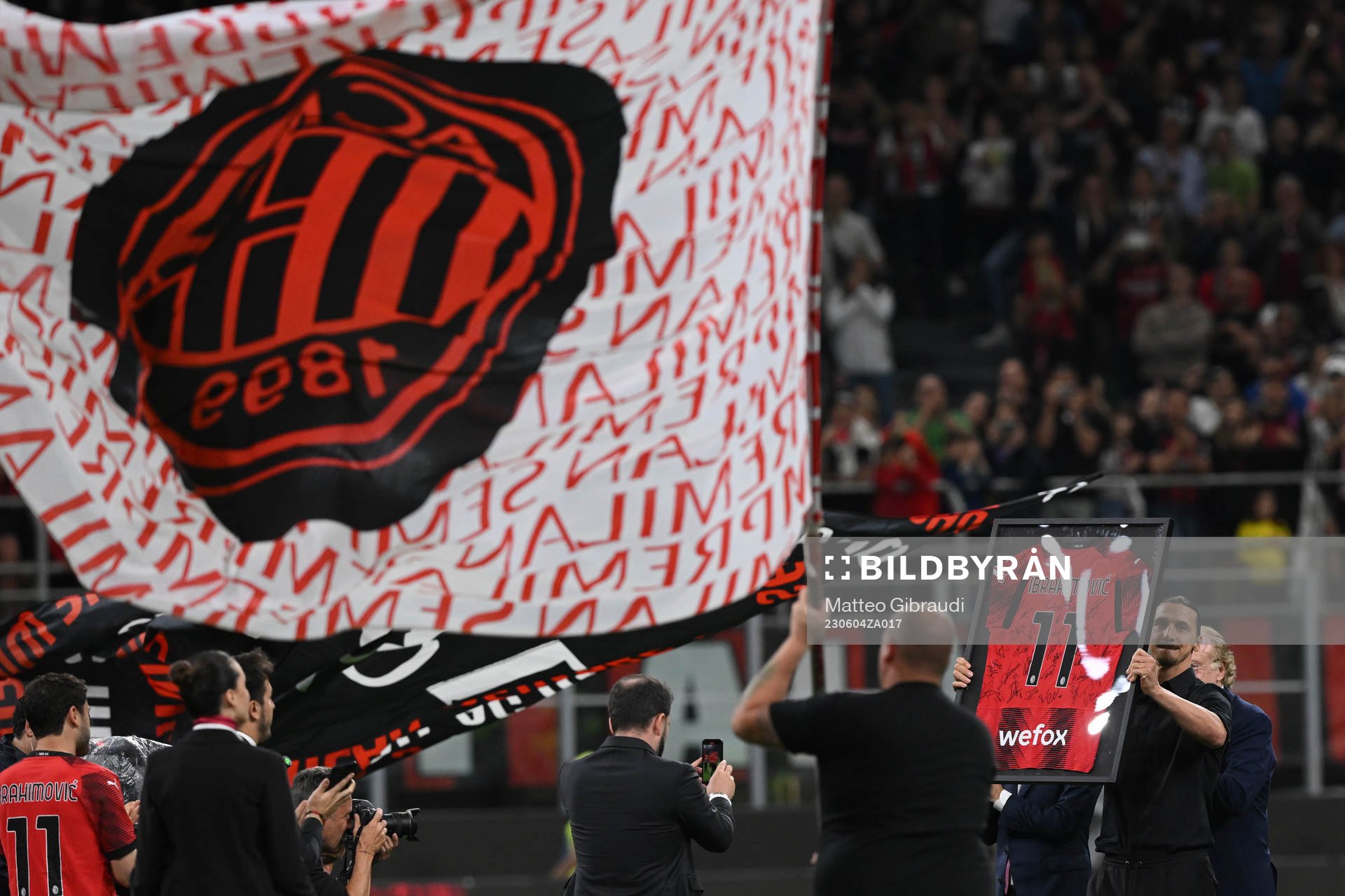 Zlatan Ibrahimovic of AC Milan