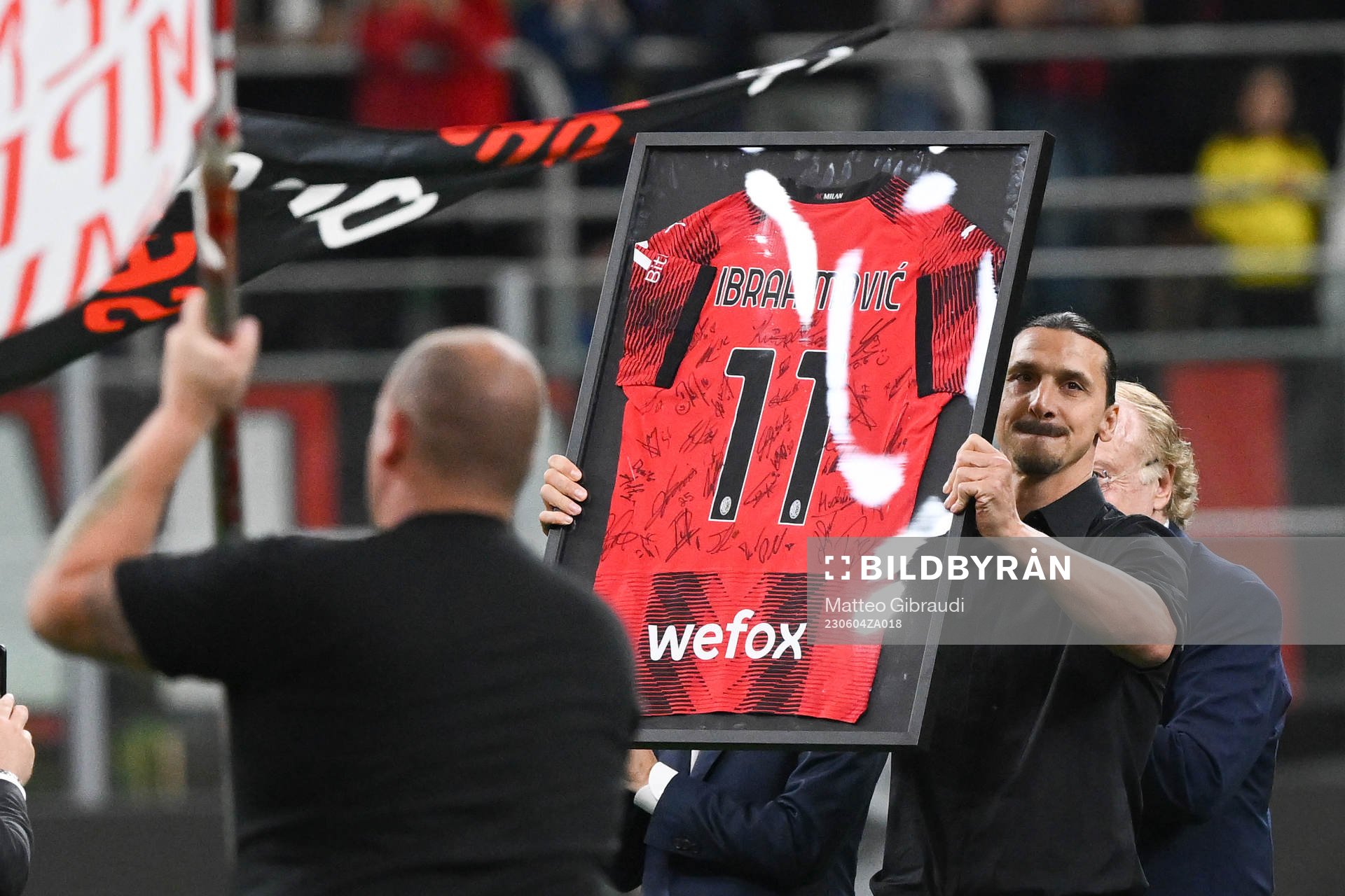 Zlatan Ibrahimovic of AC Milan