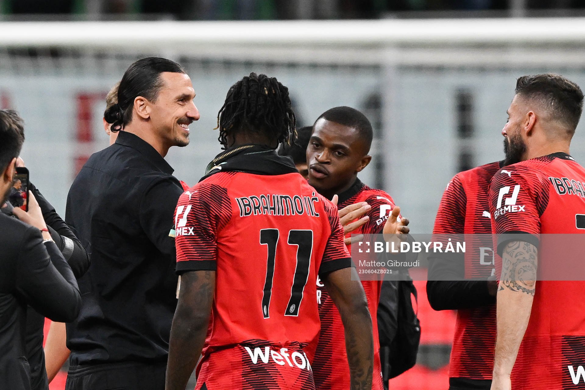Zlatan Ibrahimovic of AC Milan