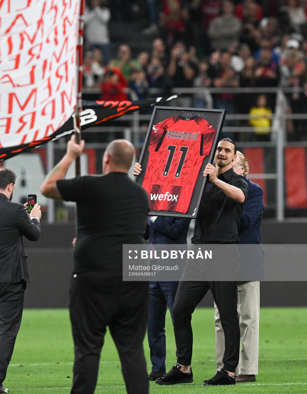 Zlatan Ibrahimovic of AC Milan