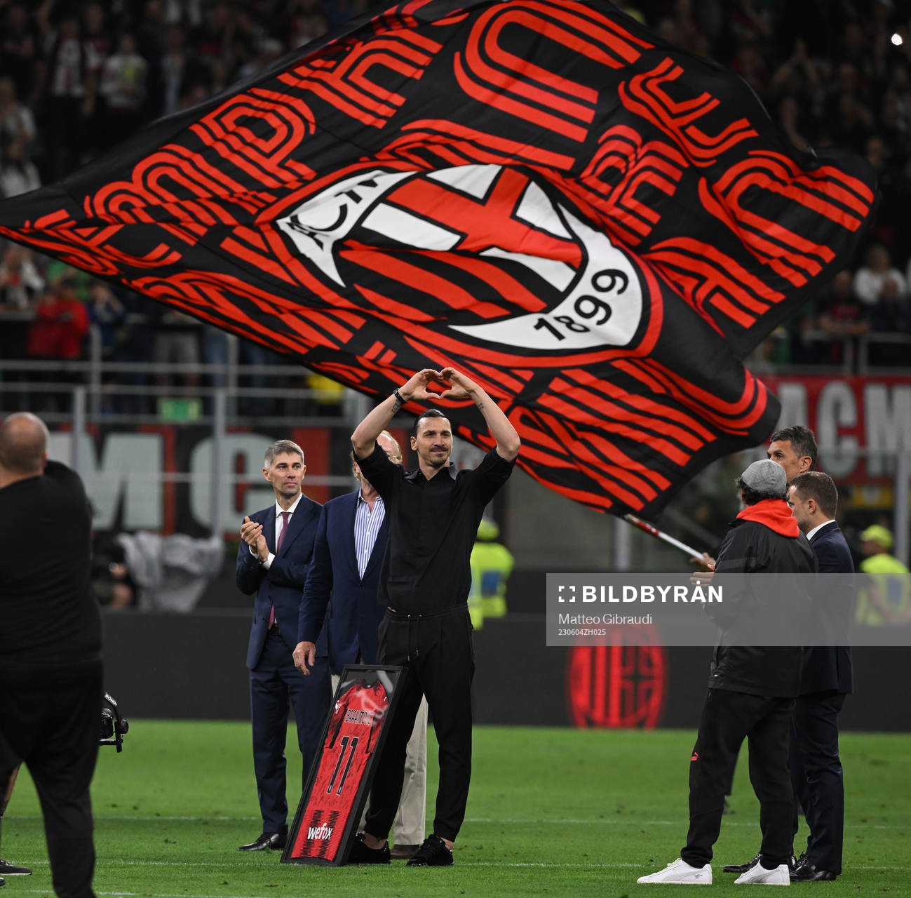 Zlatan Ibrahimovic of AC Milan