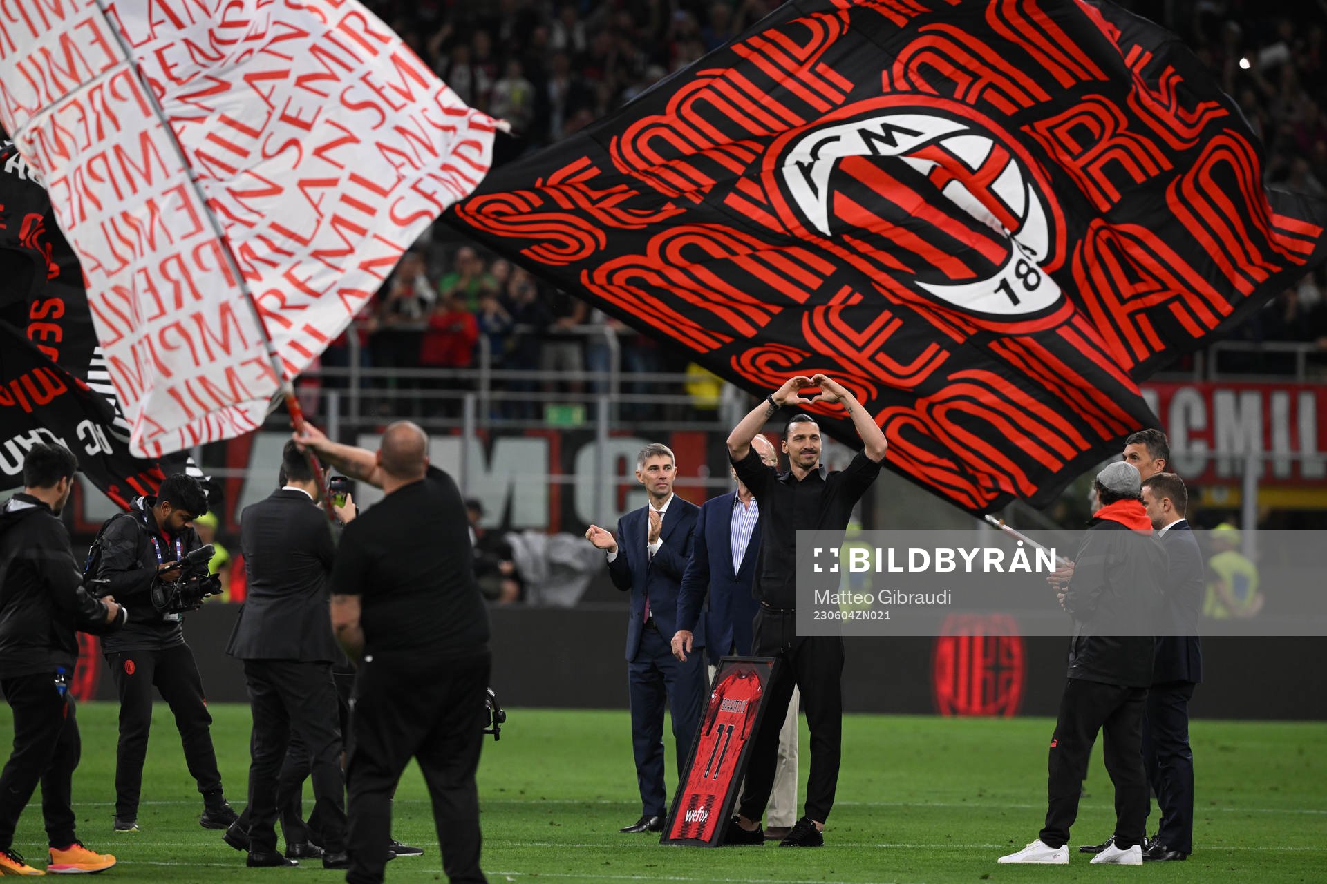 Zlatan Ibrahimovic of AC Milan