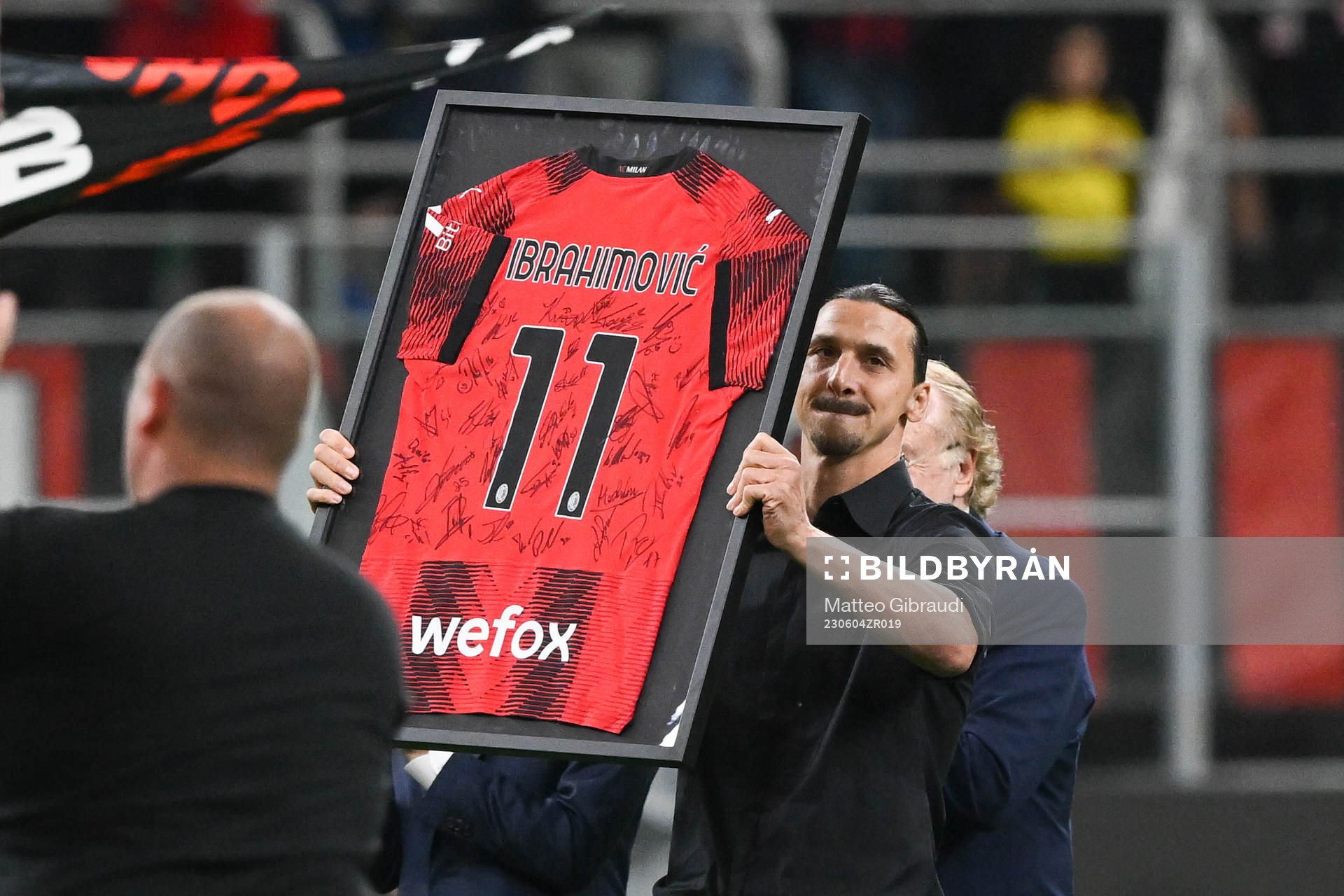 Zlatan Ibrahimovic of AC Milan