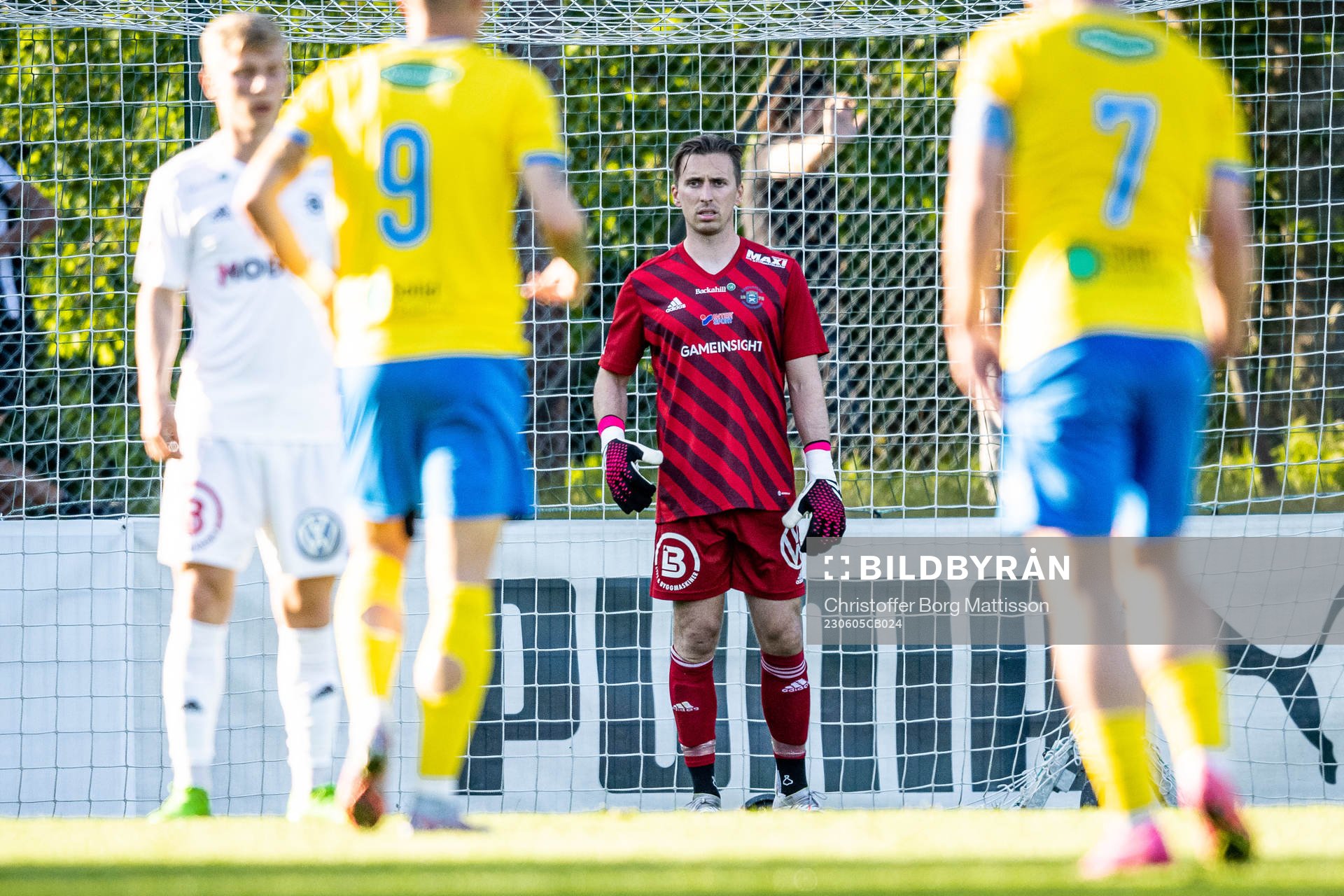 Ängelholms målvakt Johannes Ström