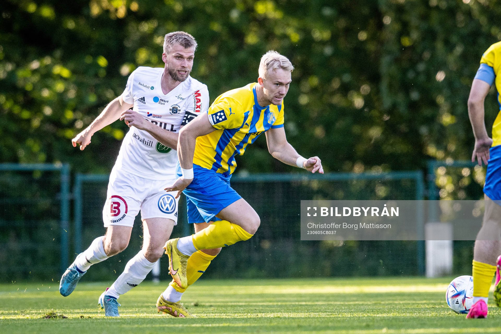 Ängelholms Robin Nilsson och Eskilsminne IFs Robin Wendin