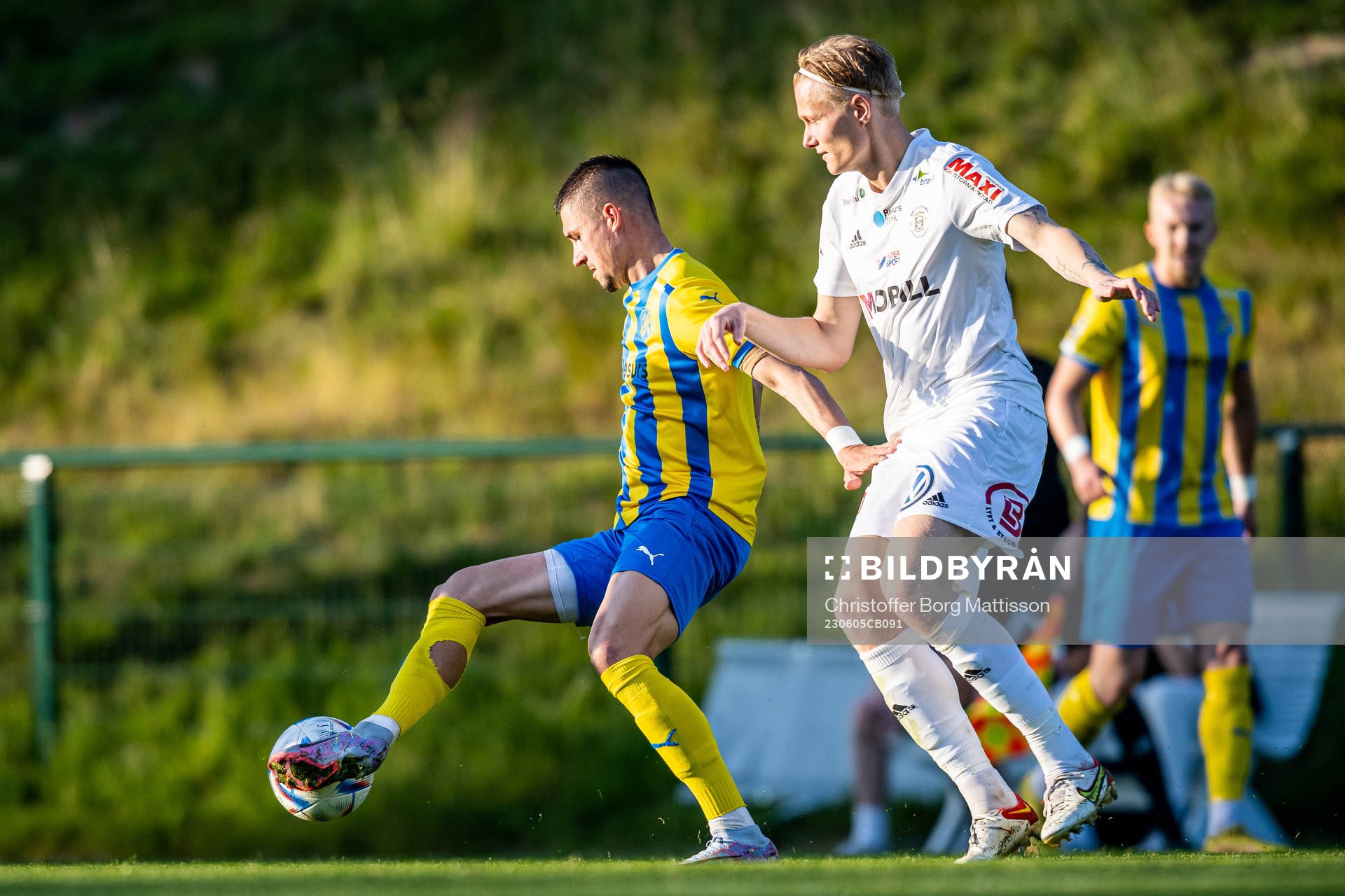 Eskilsminne IFs André Reinholdsson och Ängelholms Filip