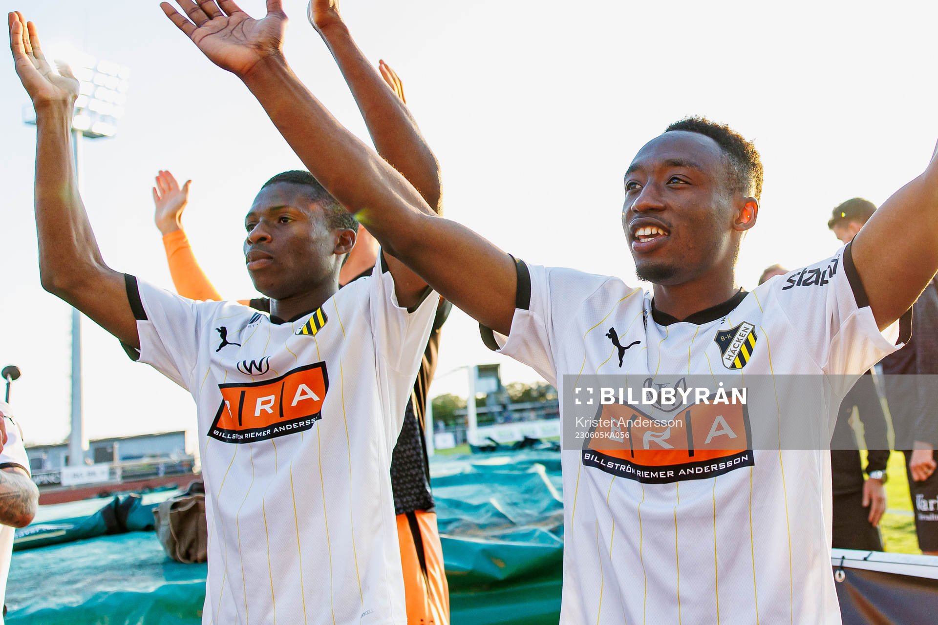 Häckens Benie Adama Traore jublar
