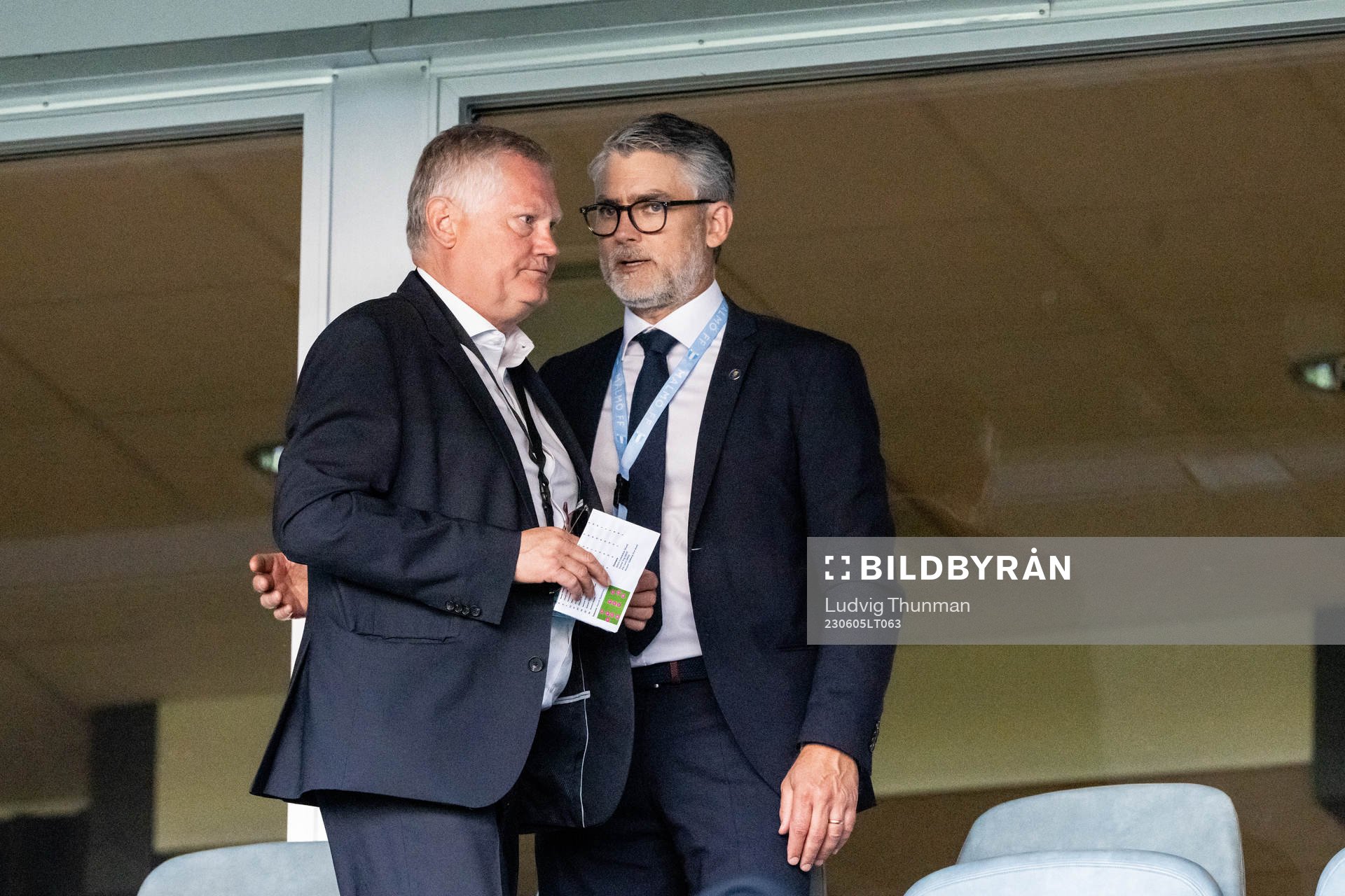Malmö FFs ordförande Anders Pålsson och VD Niclas