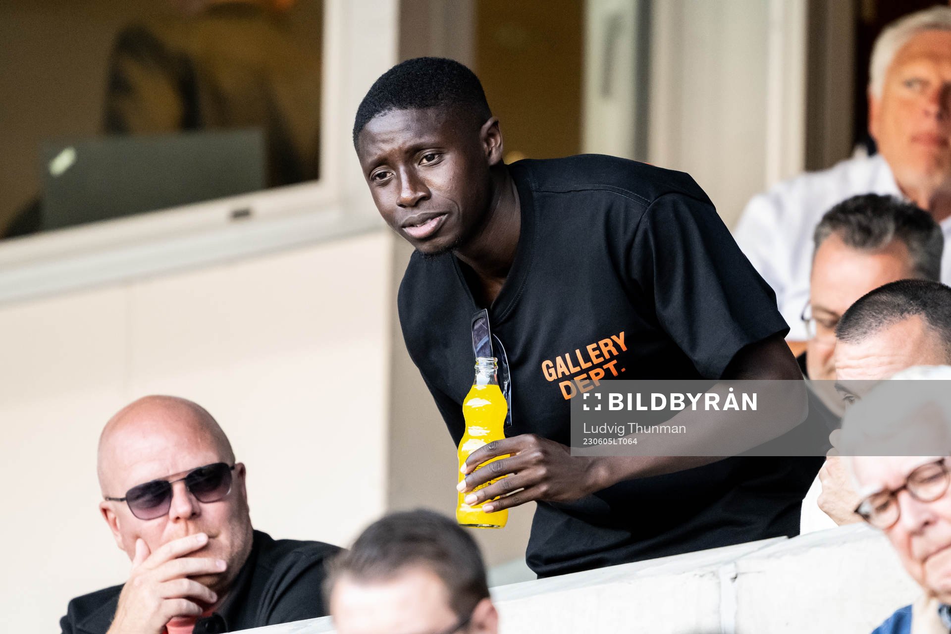Pa Konate på läktaren