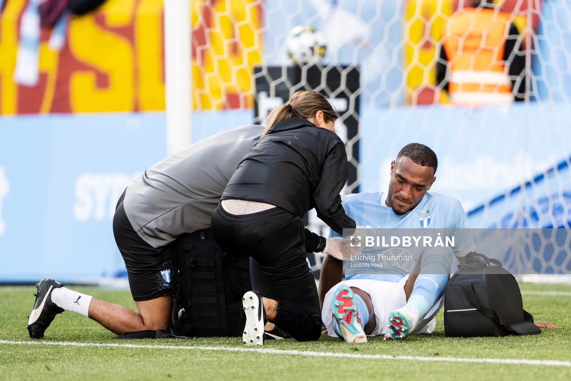 Malmö FFs Derek Cornelius med skada