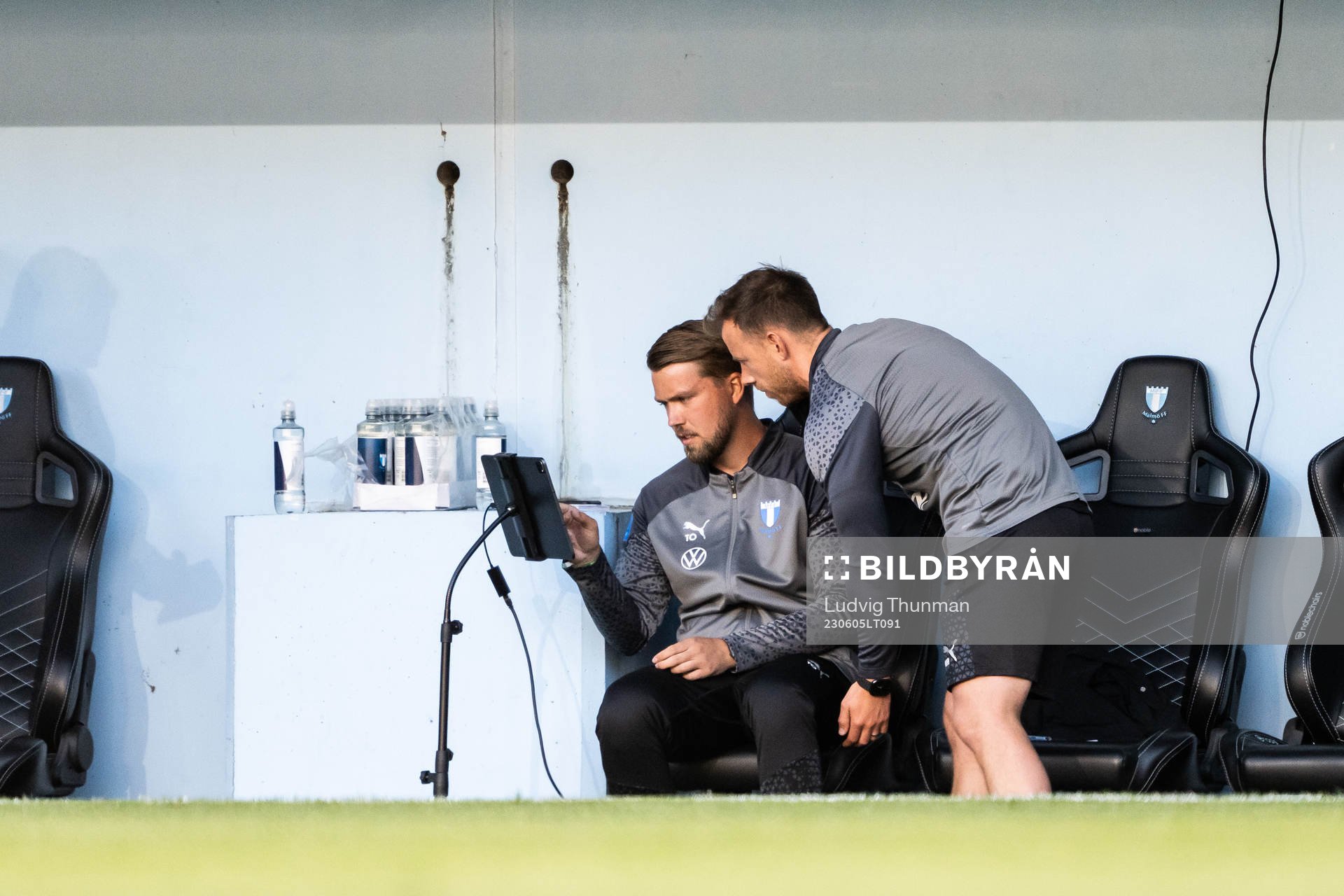 Malmö FFs assisterande tränare Theodor Olsson och