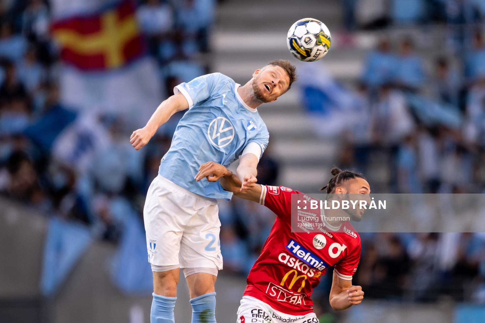 Malmö FFs Lasse Nielsen och Degerfors Dijan Vukojevic