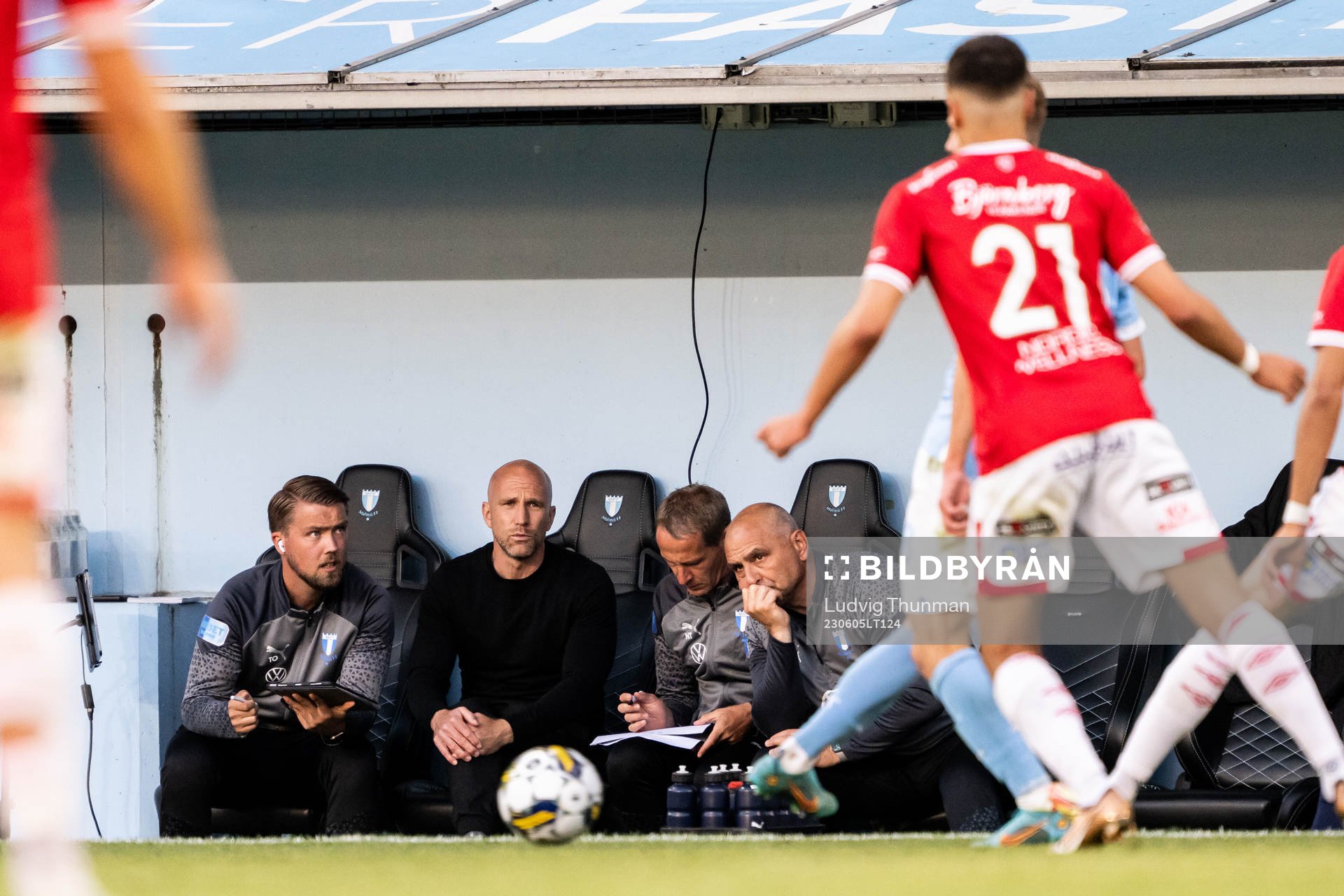 Malmö FFs assisterande tränare Theodor Olsson, tränare