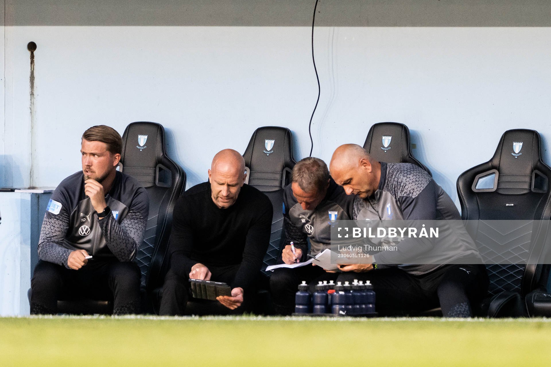 Malmö FFs assisterande tränare Theodor Olsson, tränare