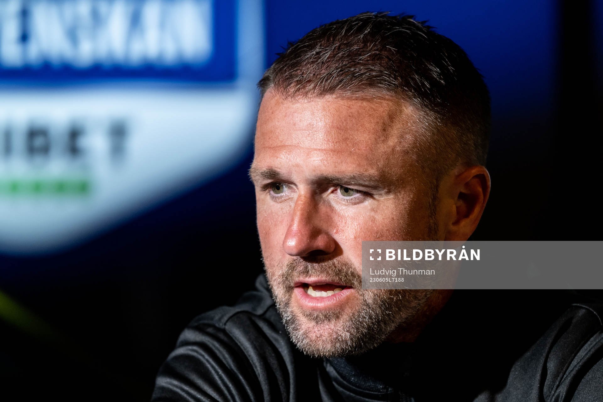 Degerfors tränare Tobias Solberg