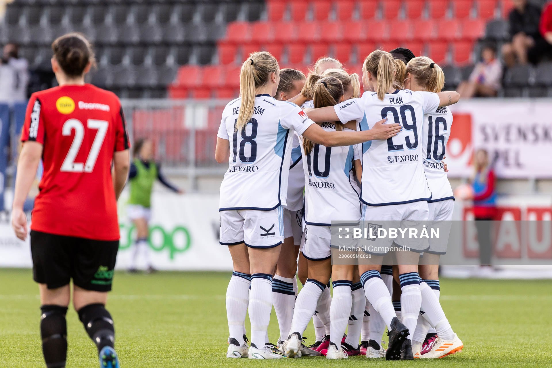 Djurgårdens spelare jublar