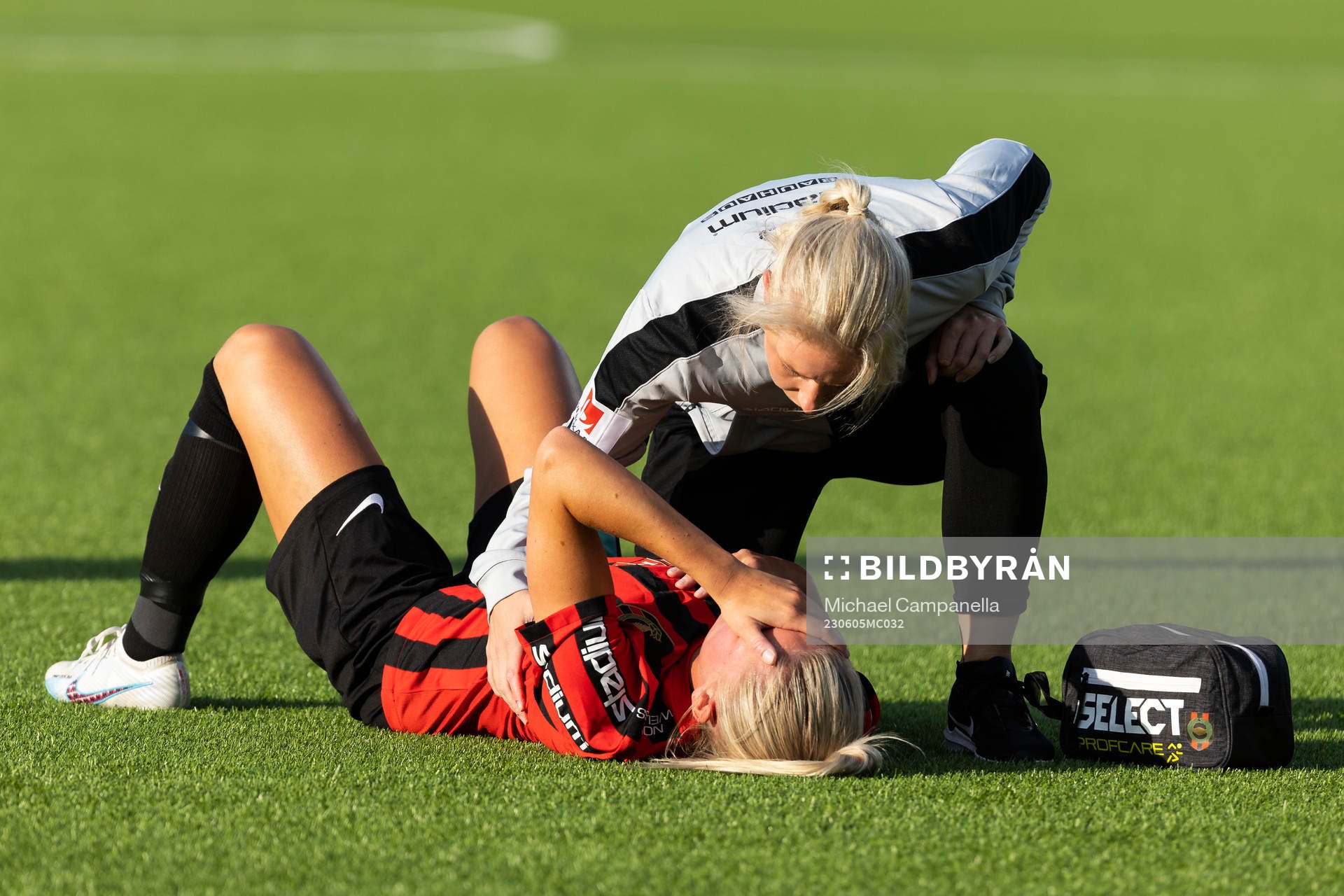 Brommapojkarnas Ellen Toivio skadat
