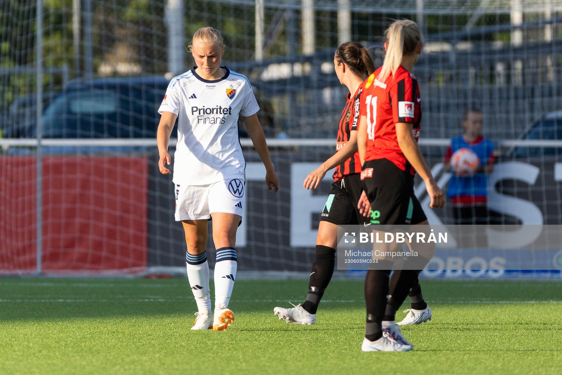 Djurgårdens Stinalisa Johansson deppar