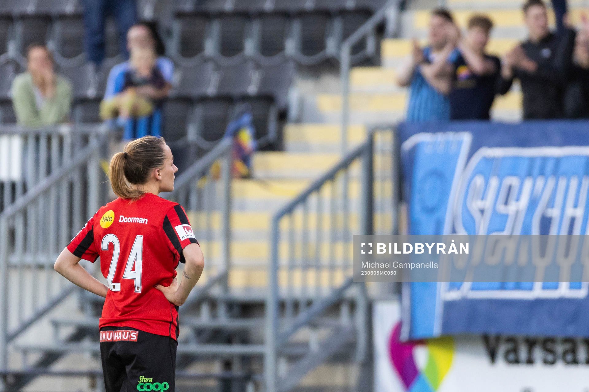 Brommapojkarnas Filippa Wallén deppar