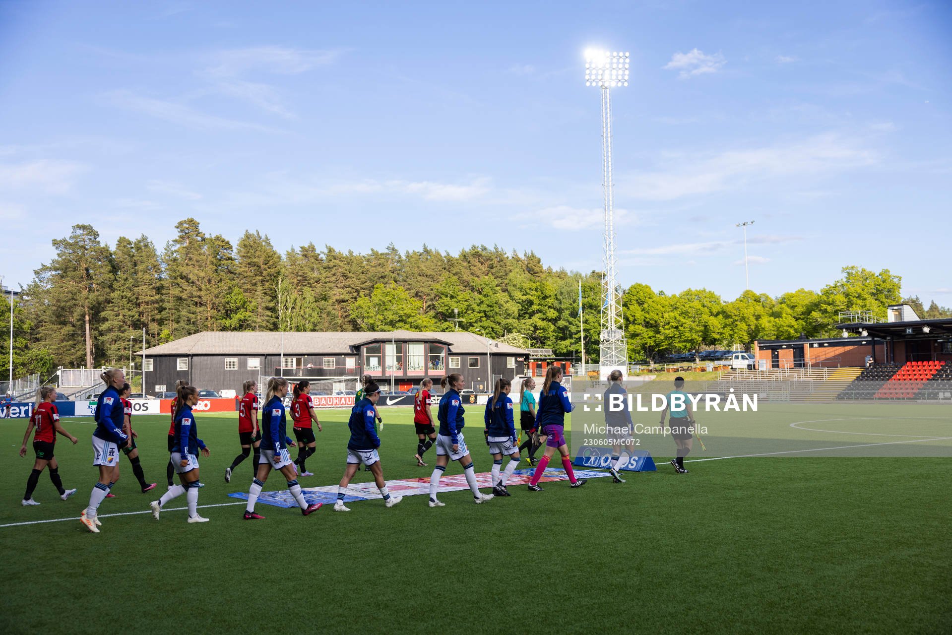 Brommapojkarnas och Djurgårdens lagen i lineup